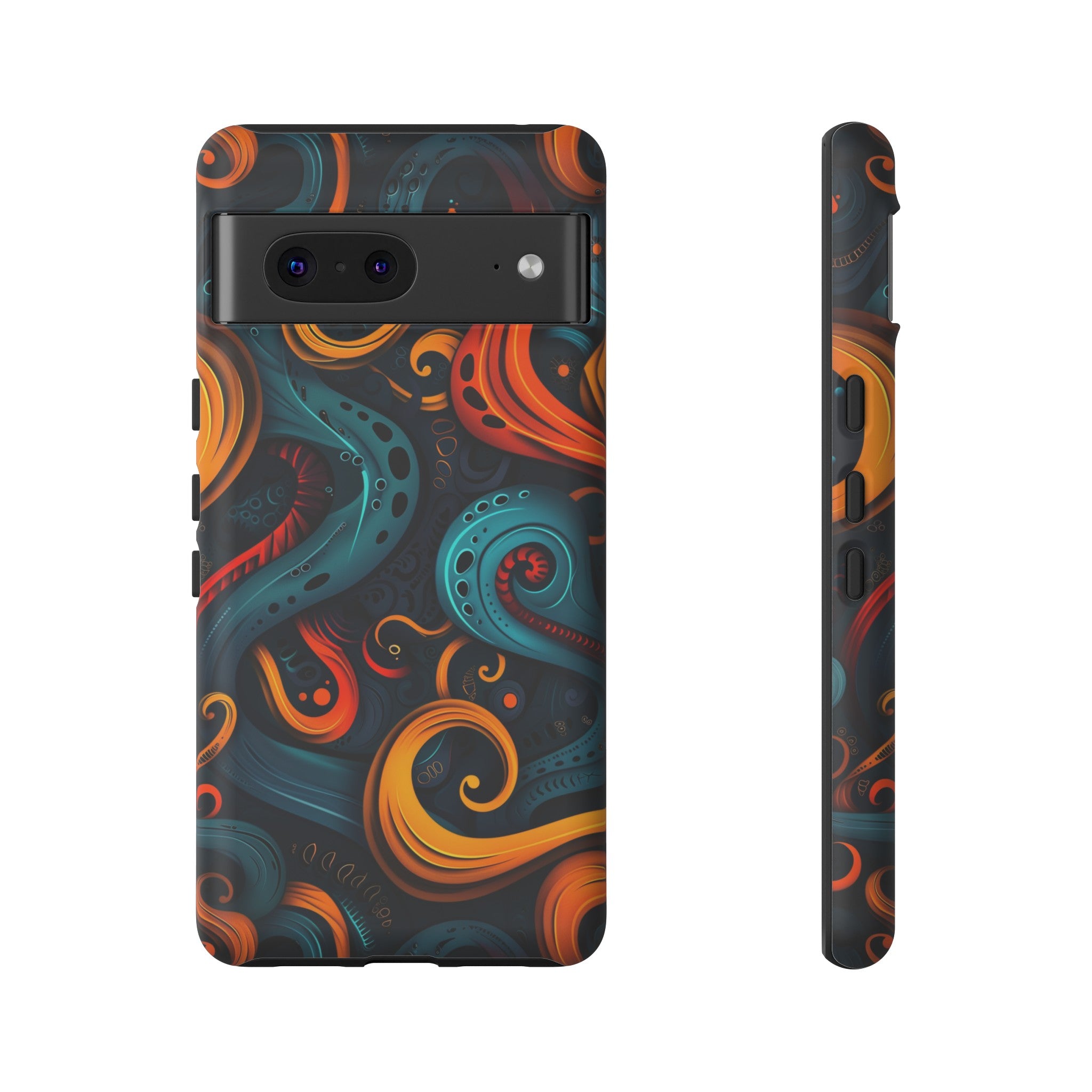 Aquaflame Swirls Tough Case