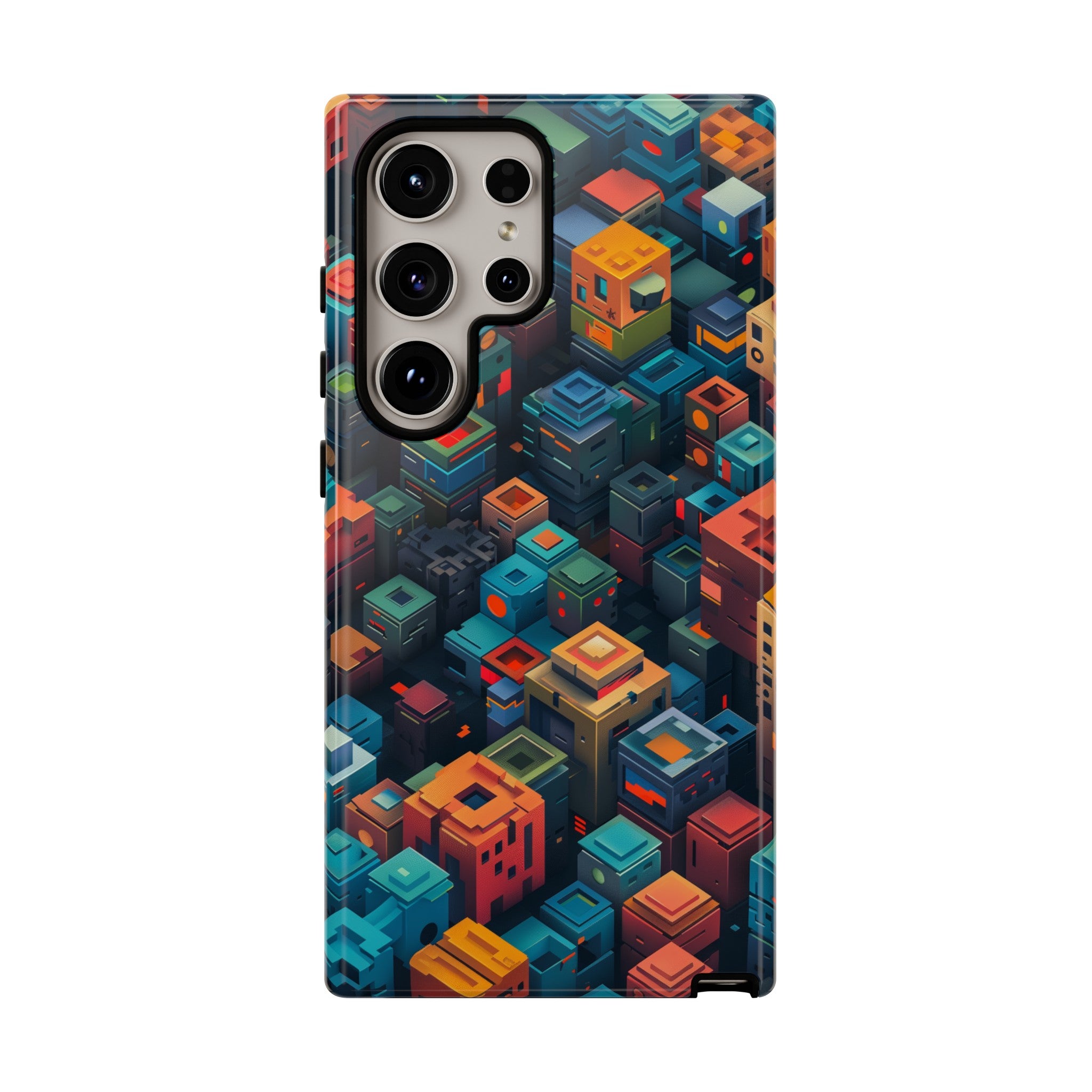 Pixel City Heights Tough Case