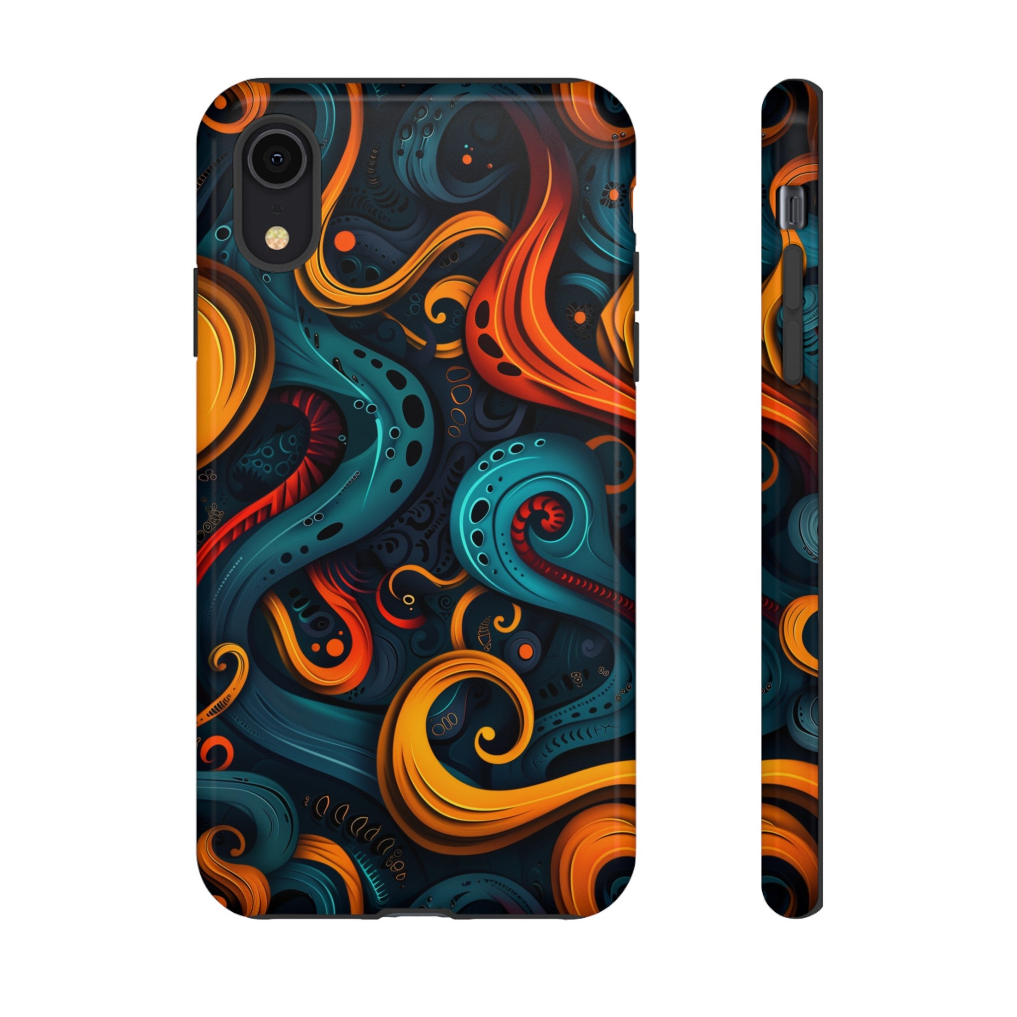 Aquaflame Swirls Tough Case