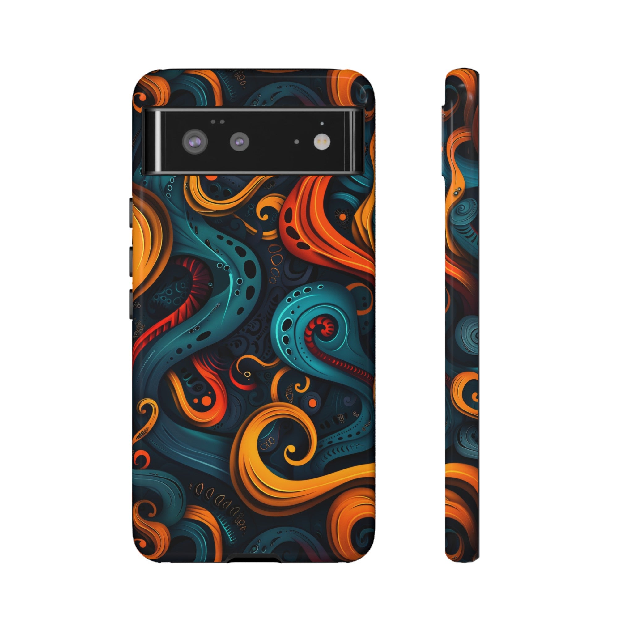 Aquaflame Swirls Tough Case