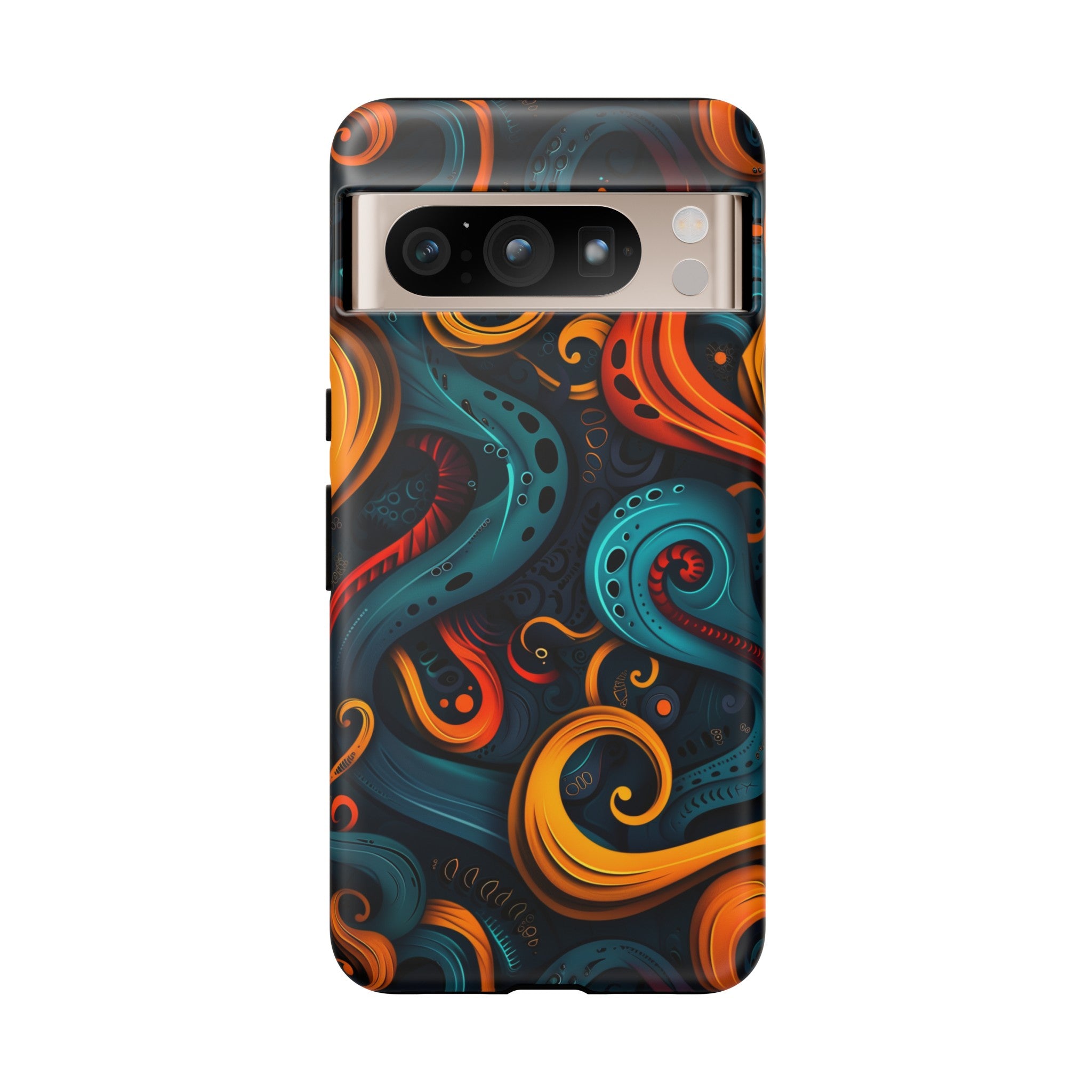 Aquaflame Swirls Tough Case