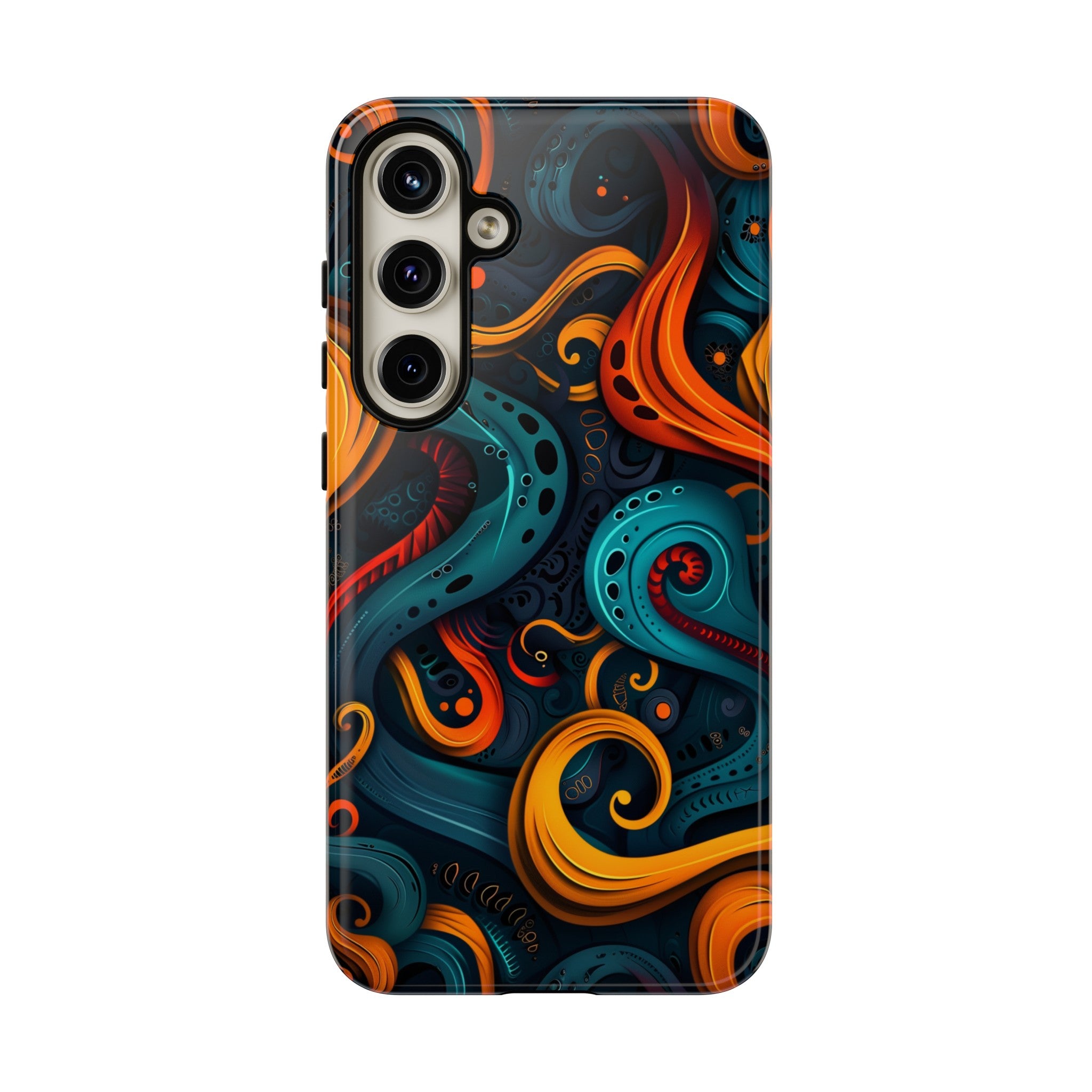 Aquaflame Swirls Tough Case