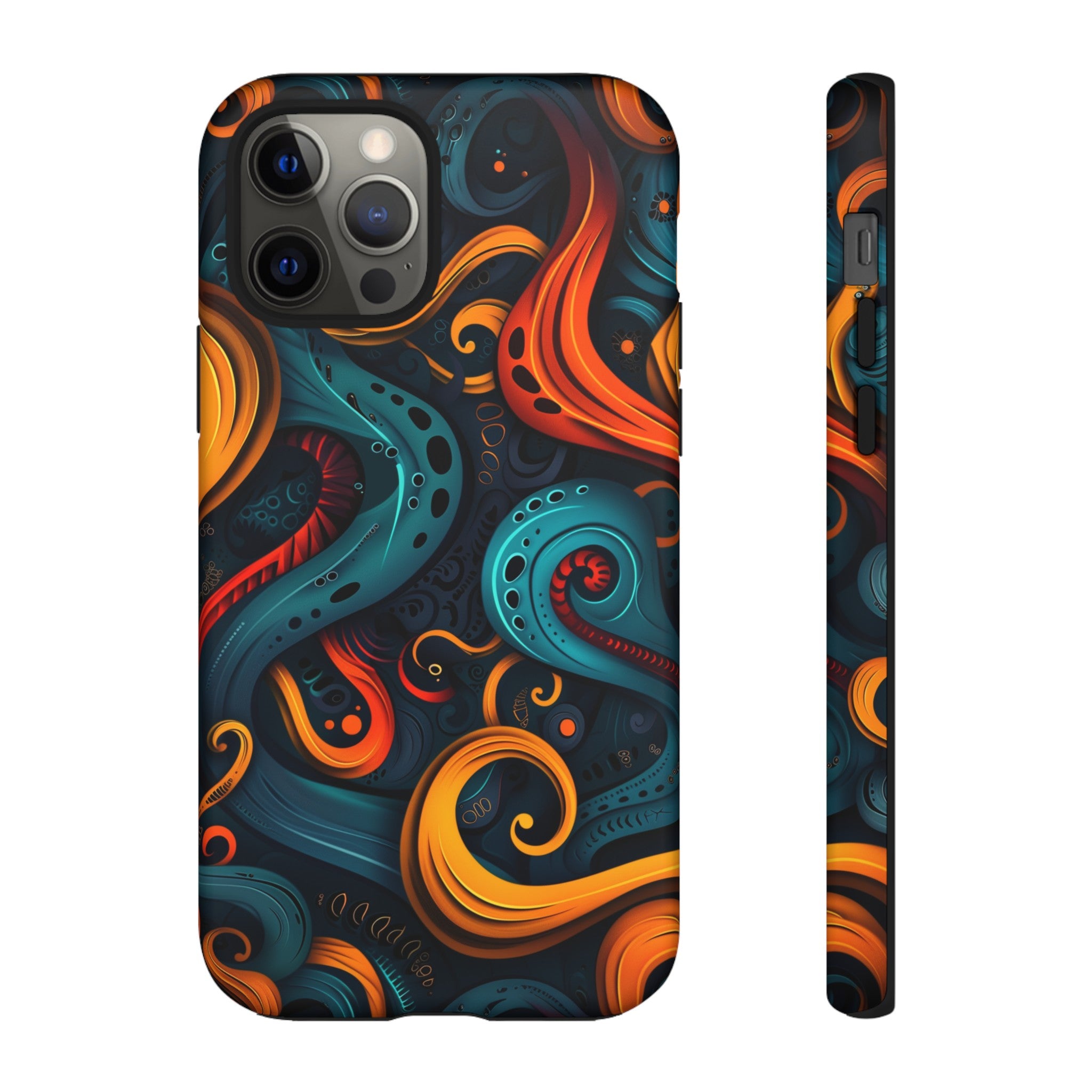 Aquaflame Swirls Tough Case