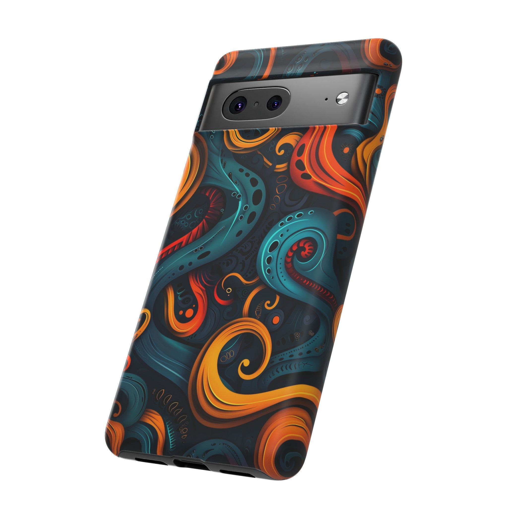 Aquaflame Swirls Tough Case