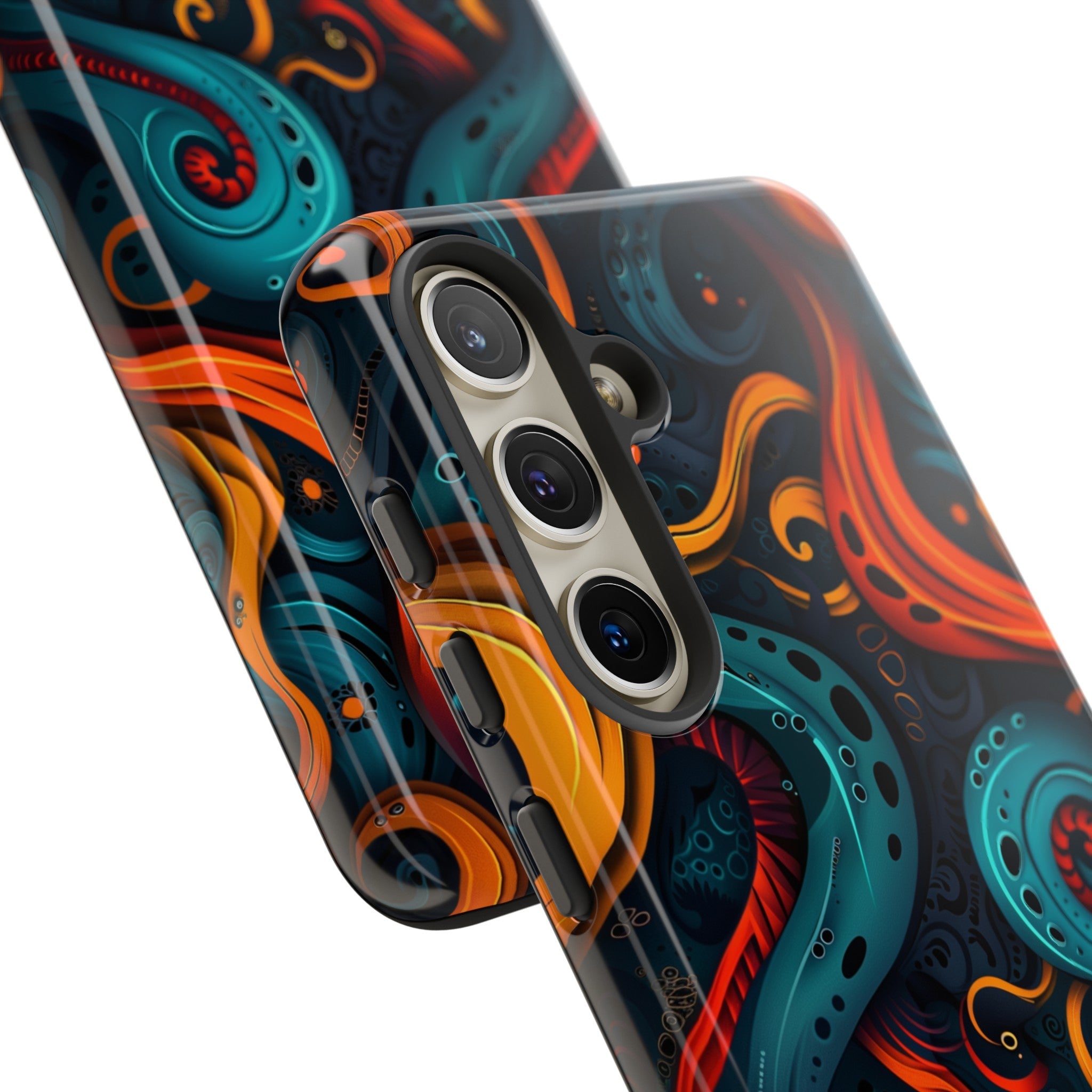 Aquaflame Swirls Tough Case