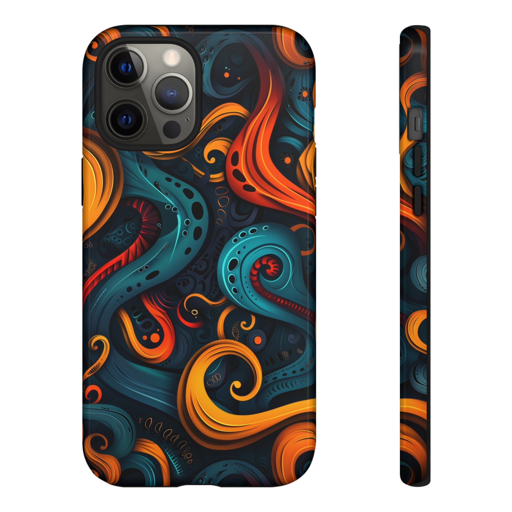 Aquaflame Swirls Tough Case