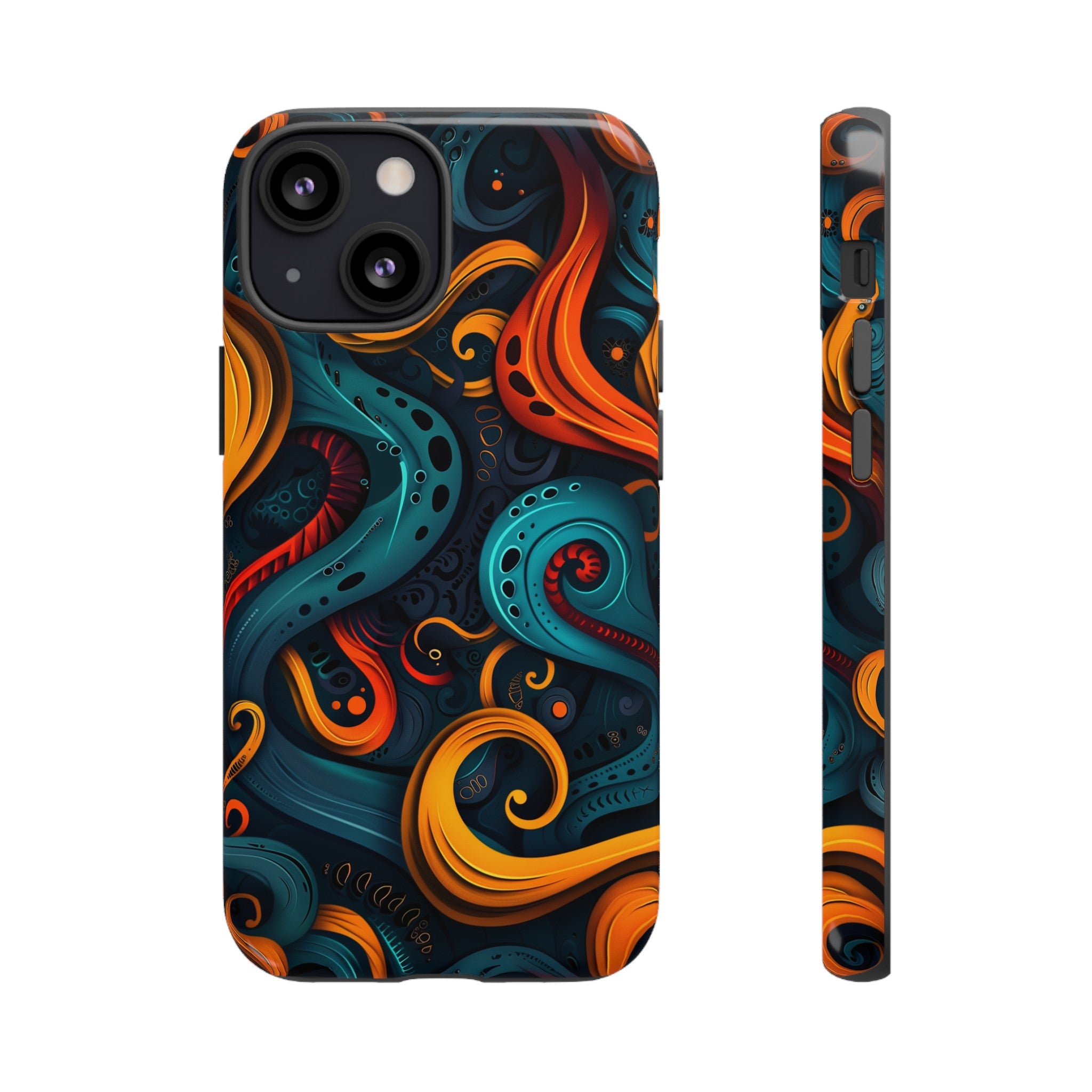 Aquaflame Swirls Tough Case