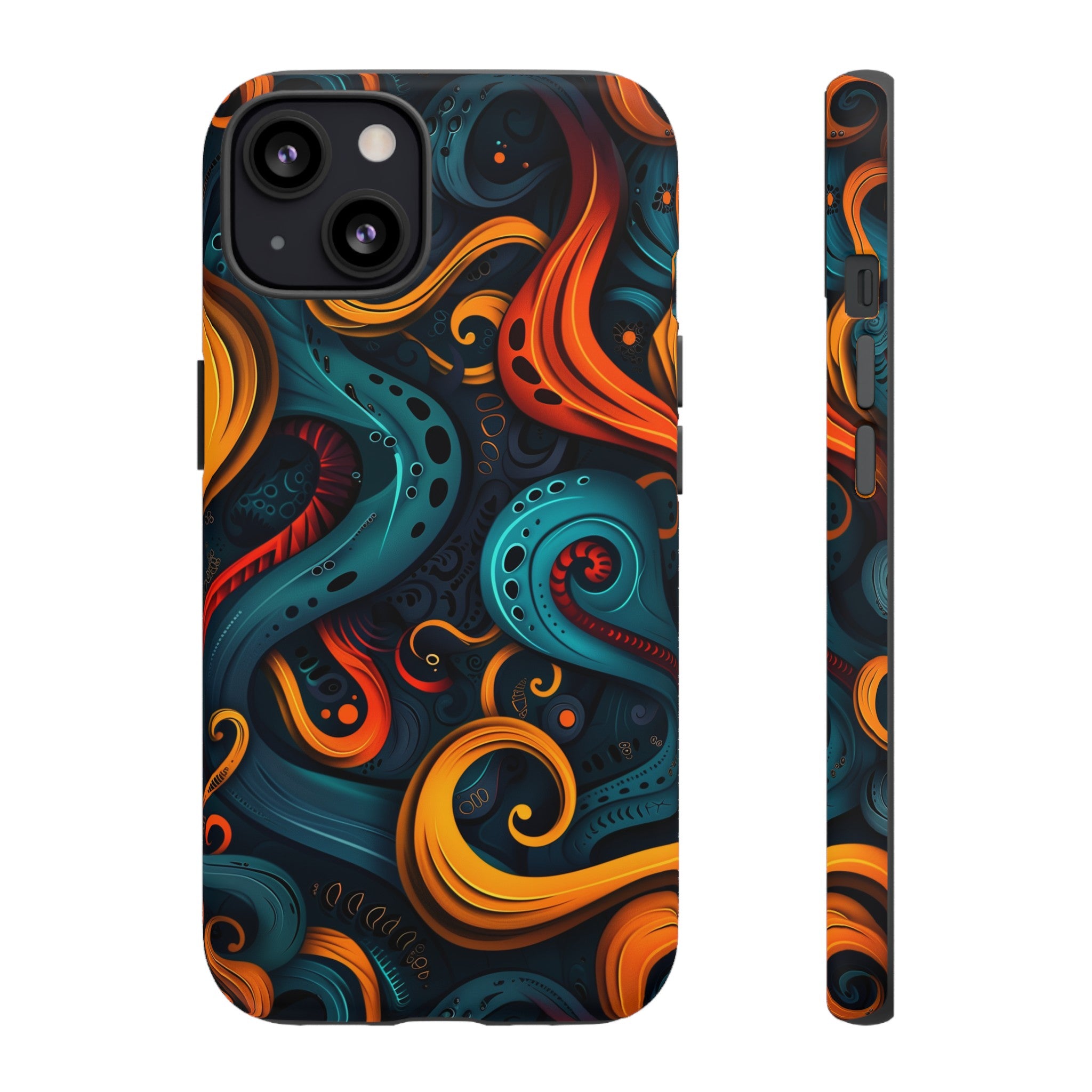 Aquaflame Swirls Tough Case