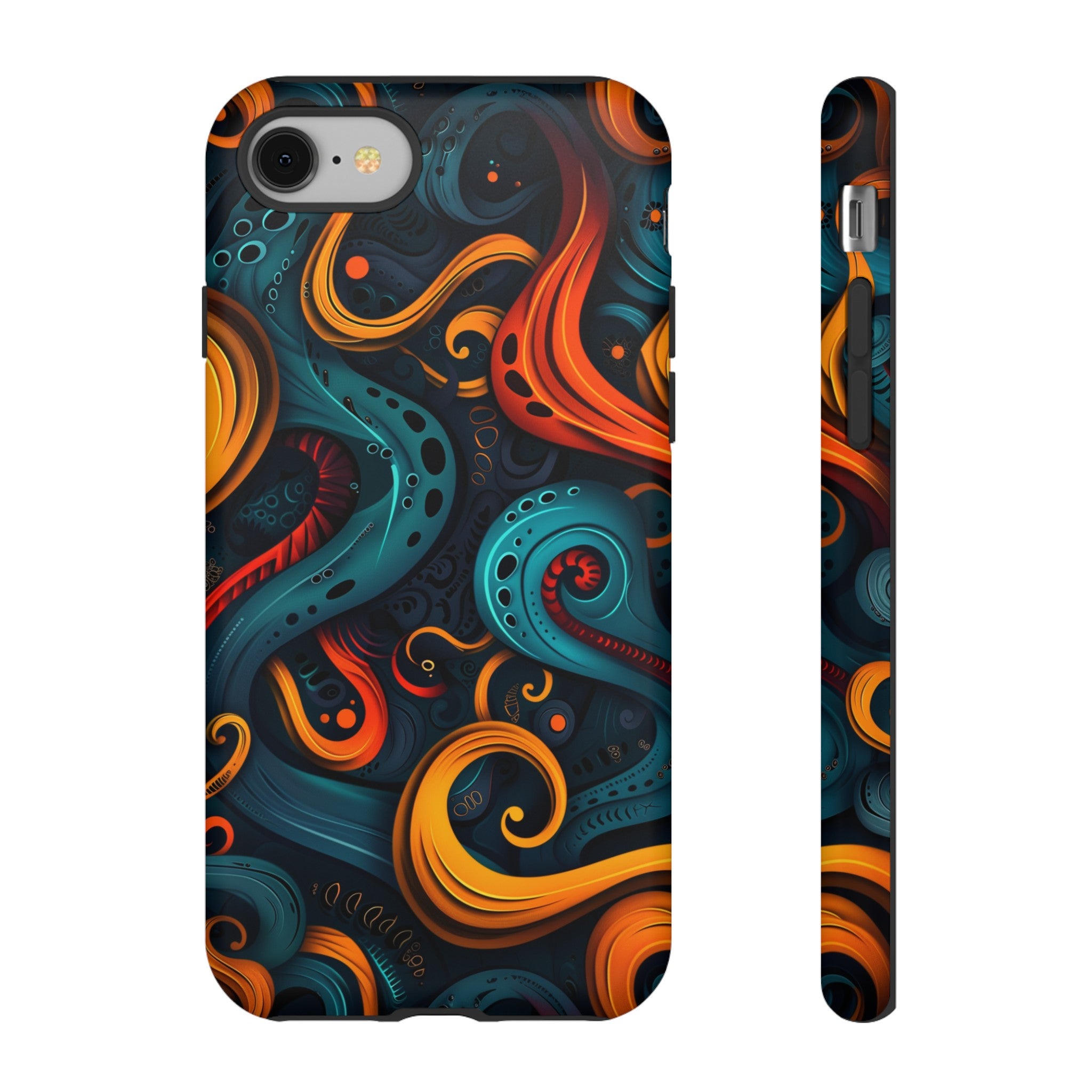 Aquaflame Swirls Tough Case