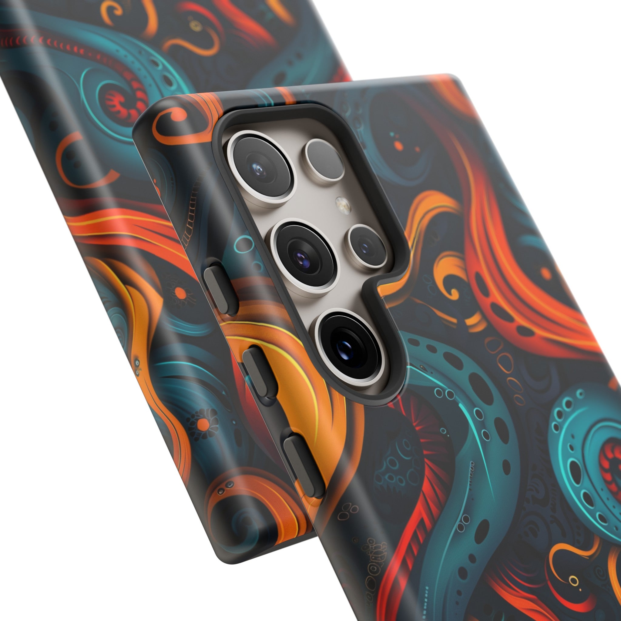 Aquaflame Swirls Tough Case