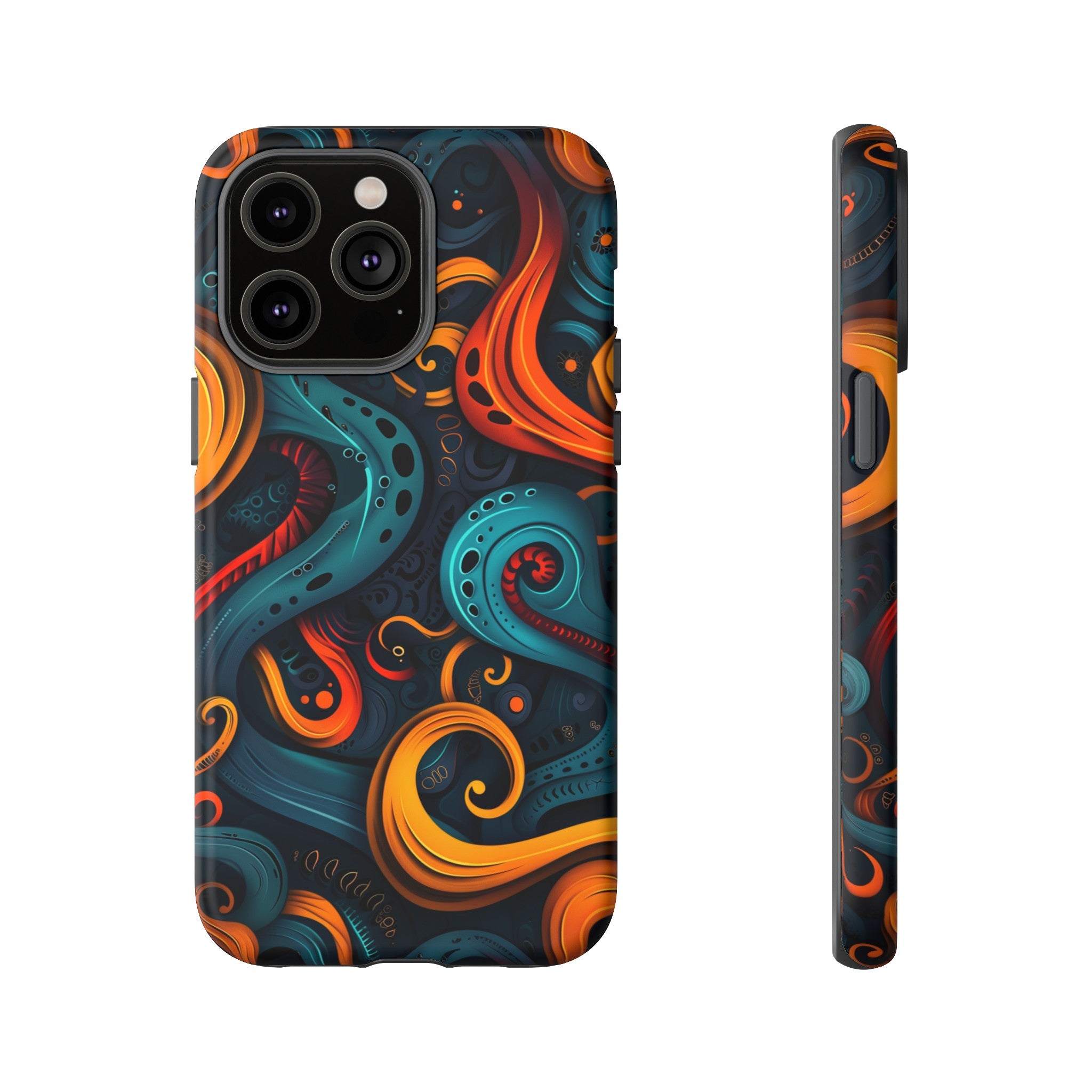 Aquaflame Swirls Tough Case