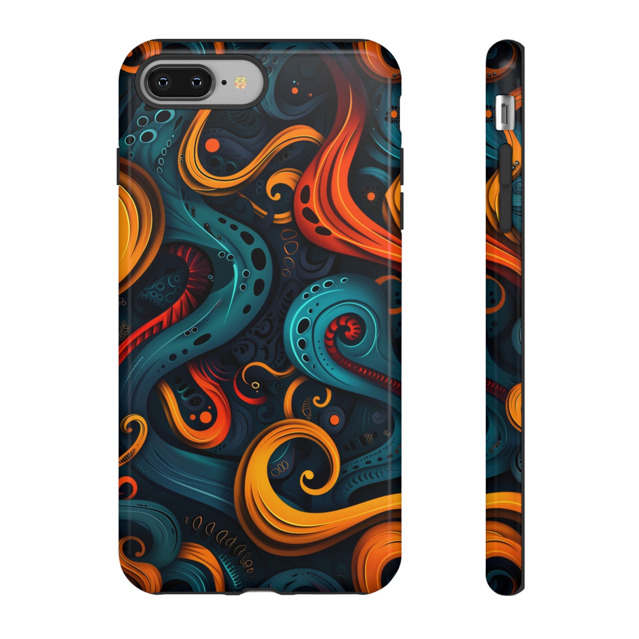 Aquaflame Swirls Tough Case