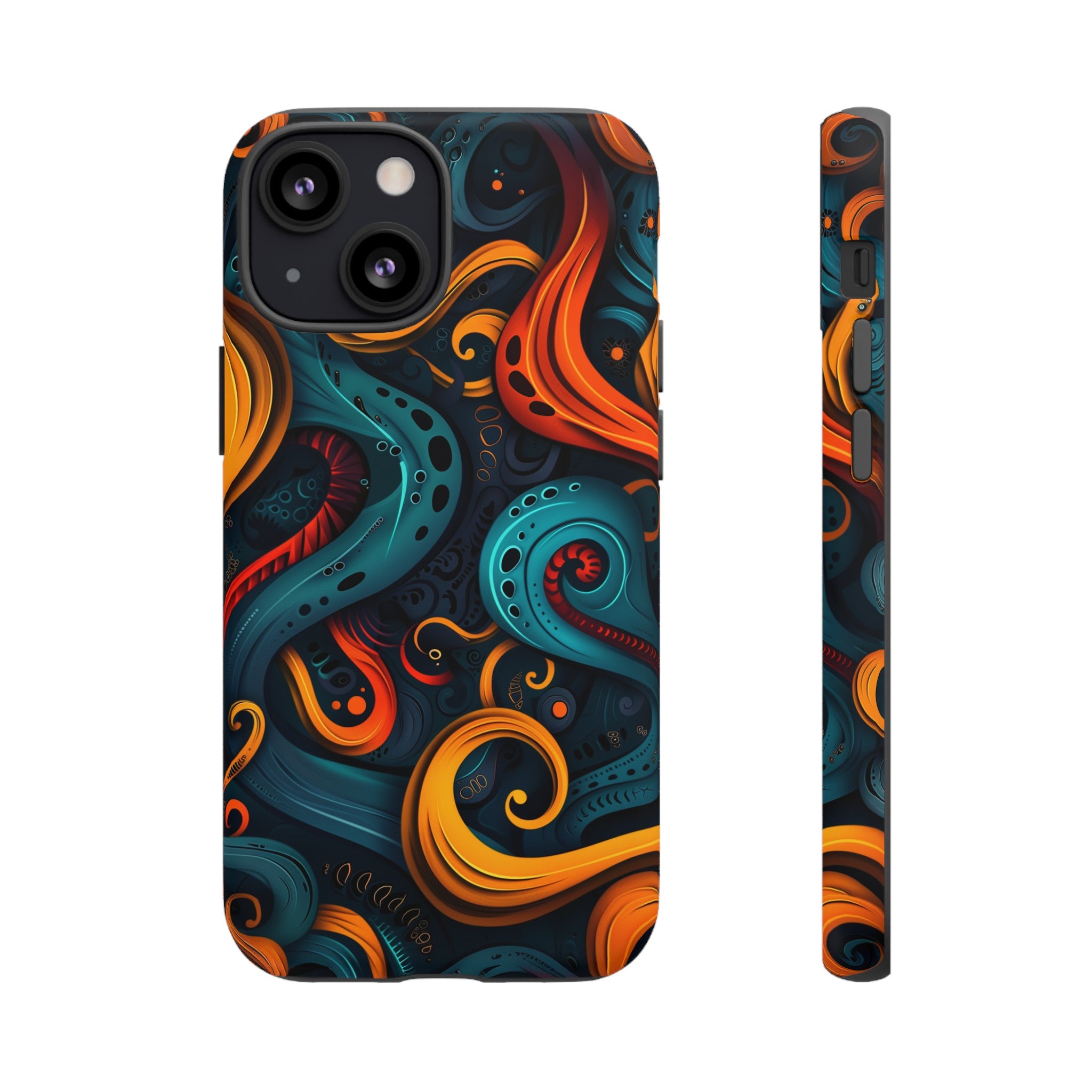 Aquaflame Swirls Tough Case