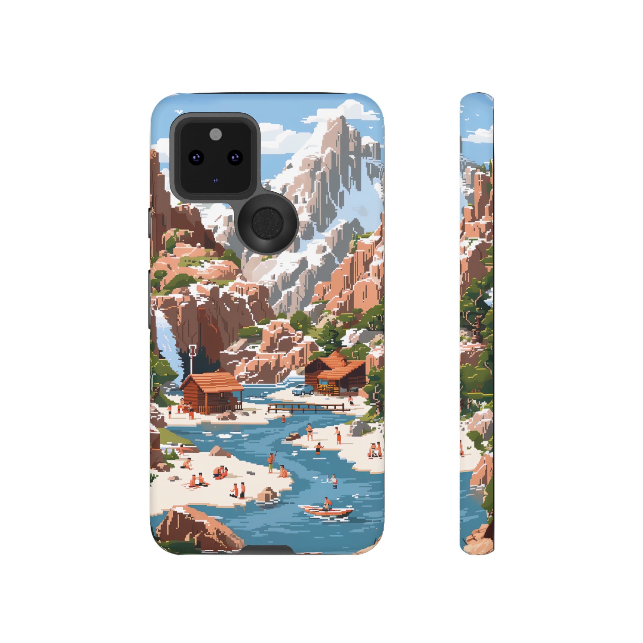 Pixelated River Adventure Tough Case