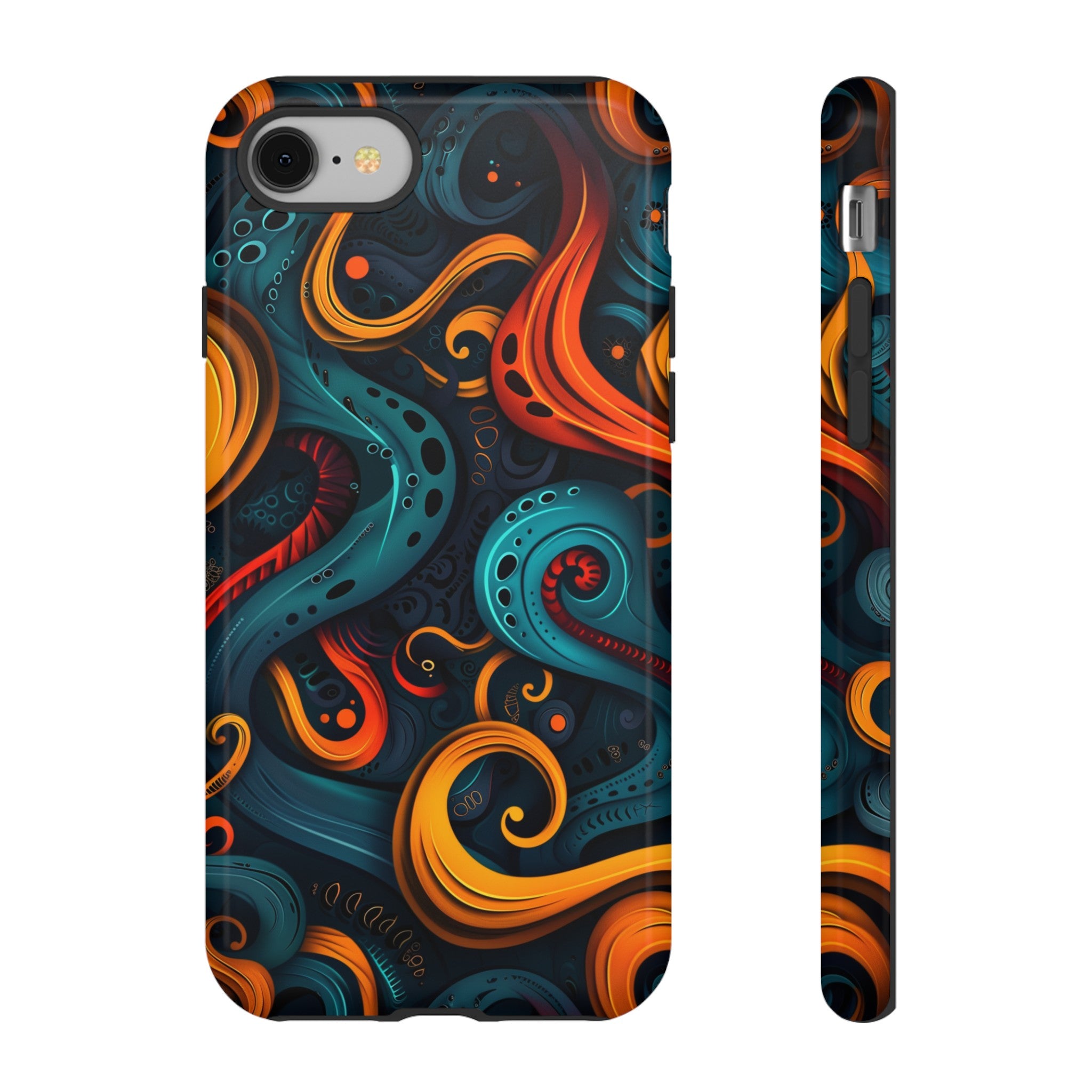 Aquaflame Swirls Tough Case