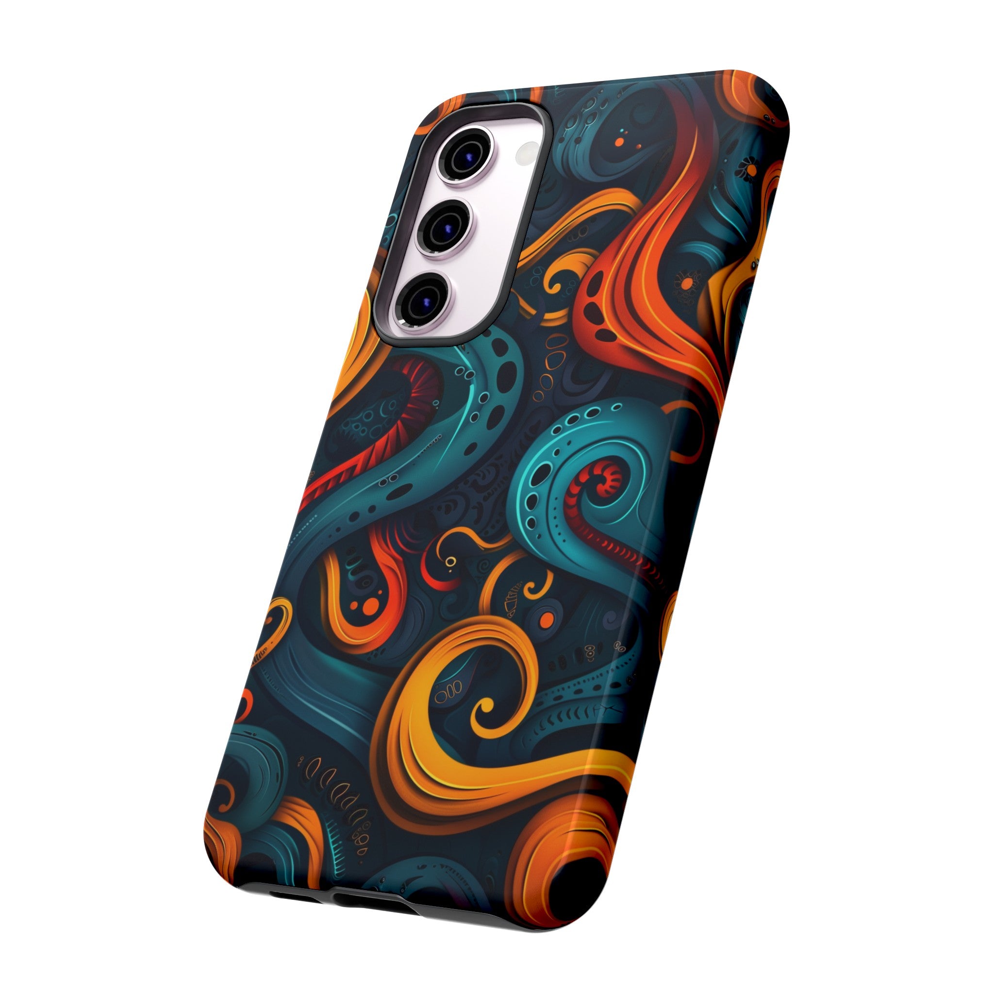 Aquaflame Swirls Tough Case