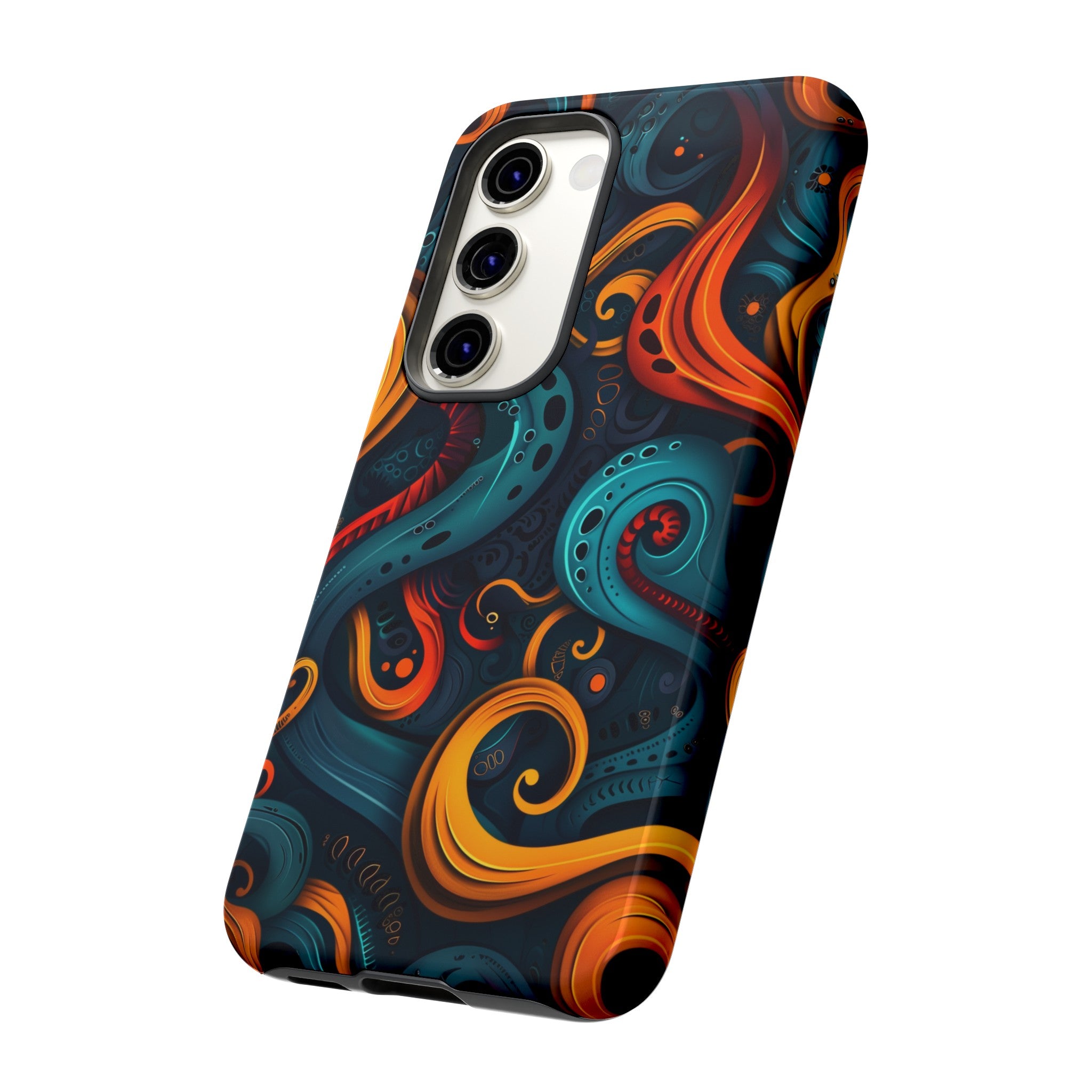 Aquaflame Swirls Tough Case