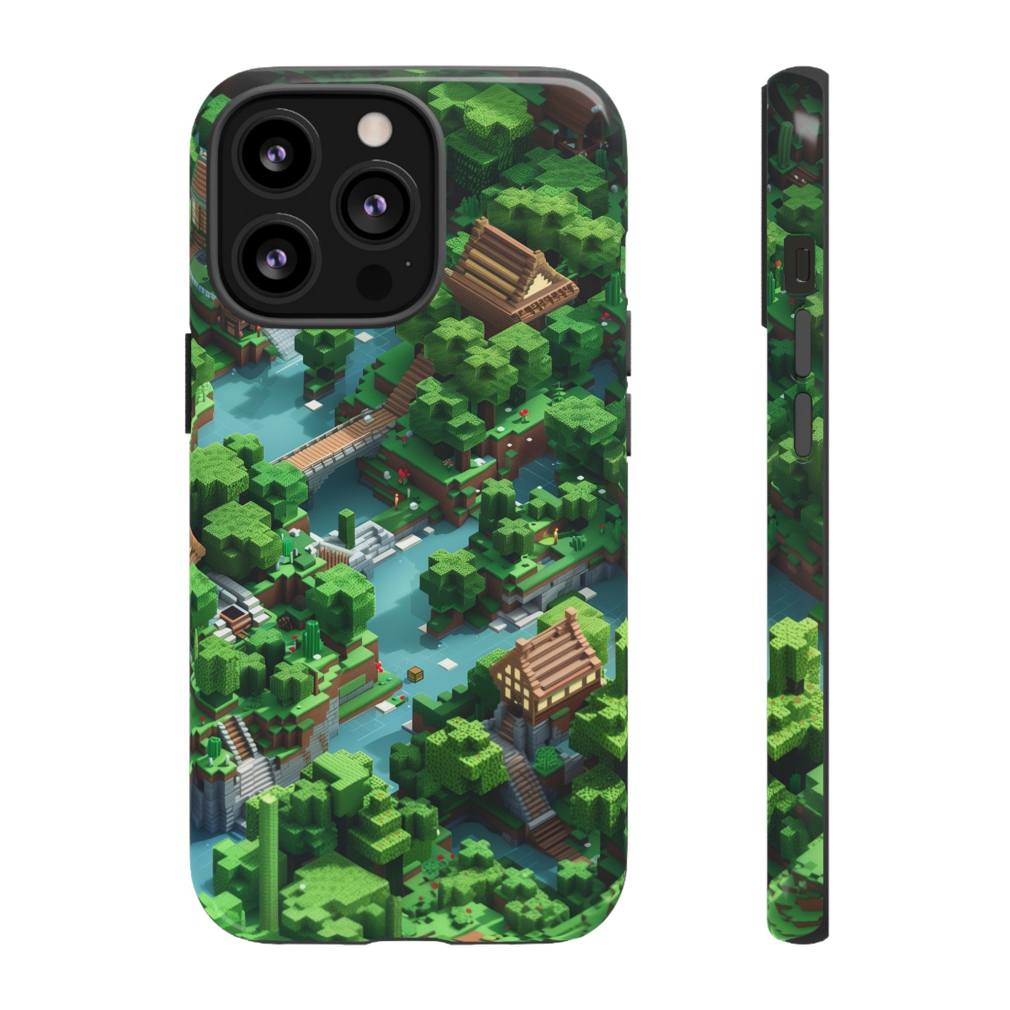 Minecraft Mini World Tough Case