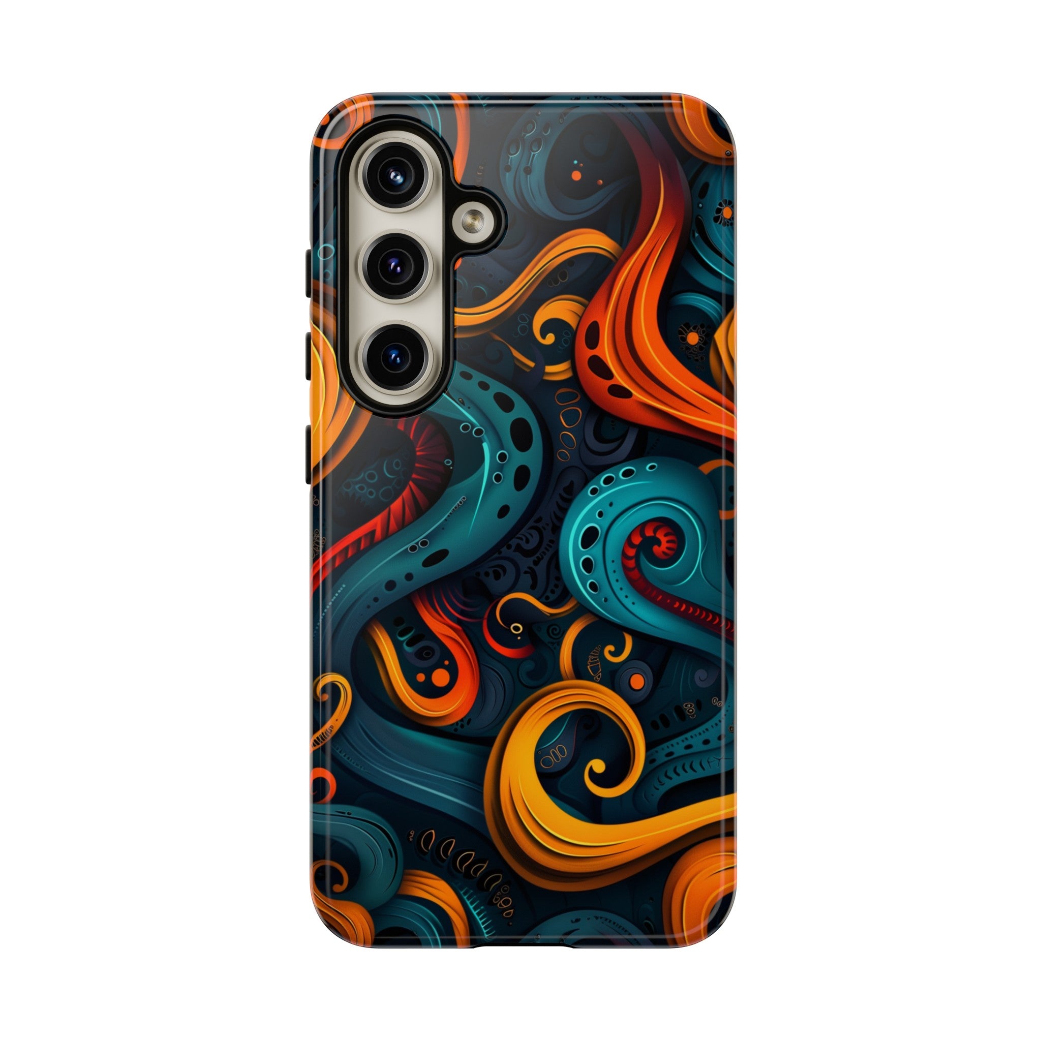 Aquaflame Swirls Tough Case