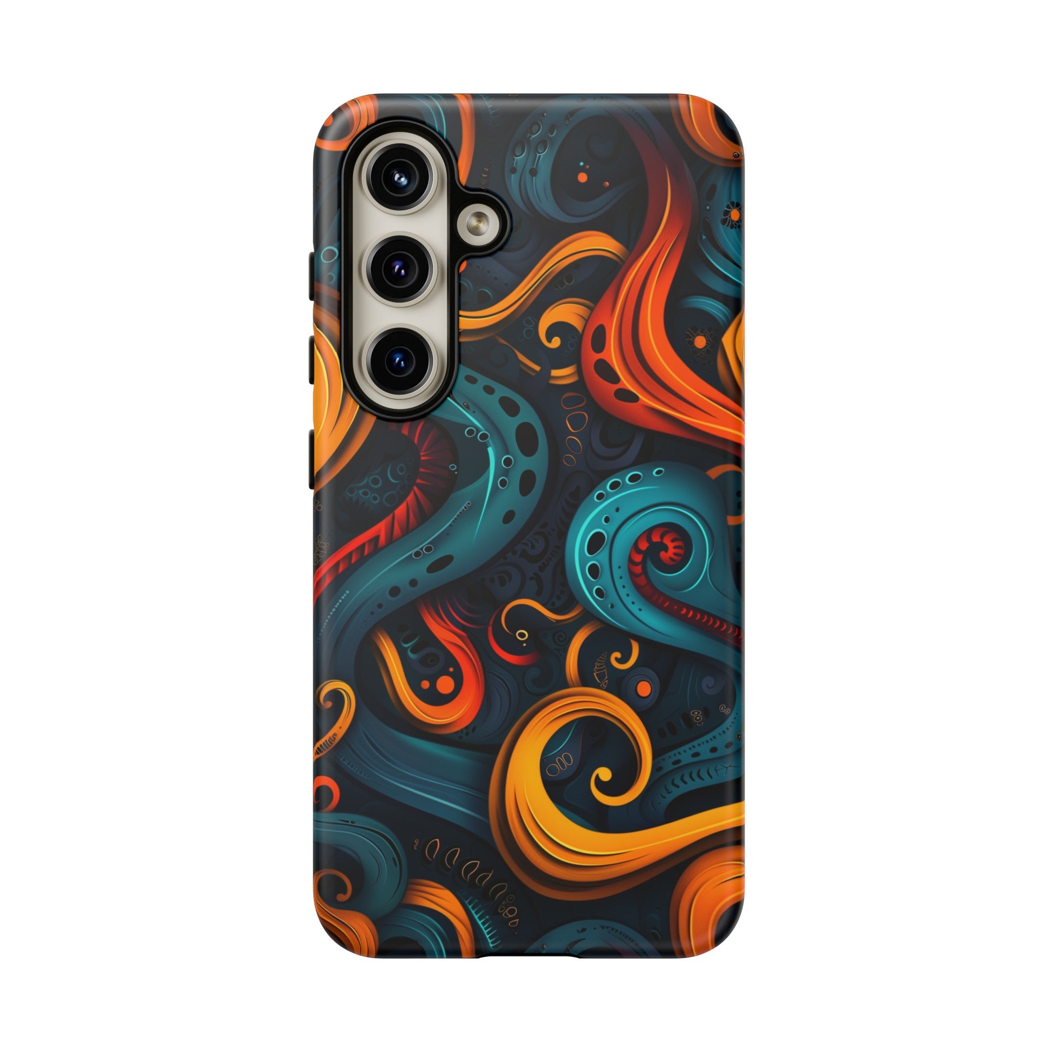 Aquaflame Swirls Tough Case