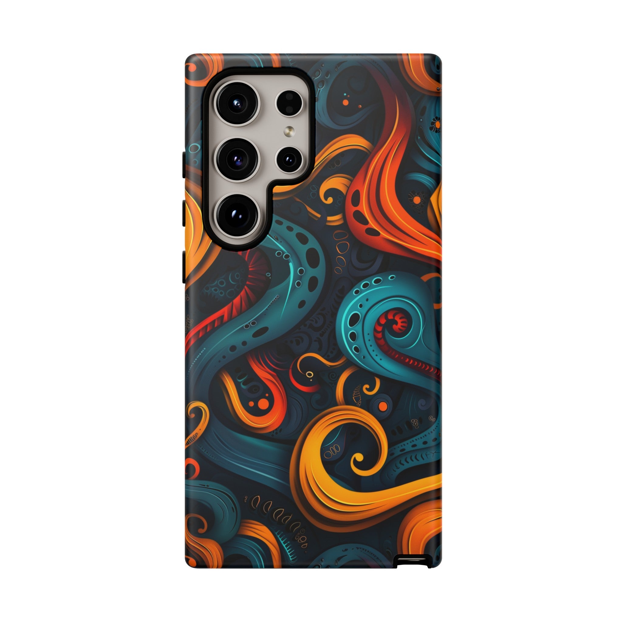 Aquaflame Swirls Tough Case