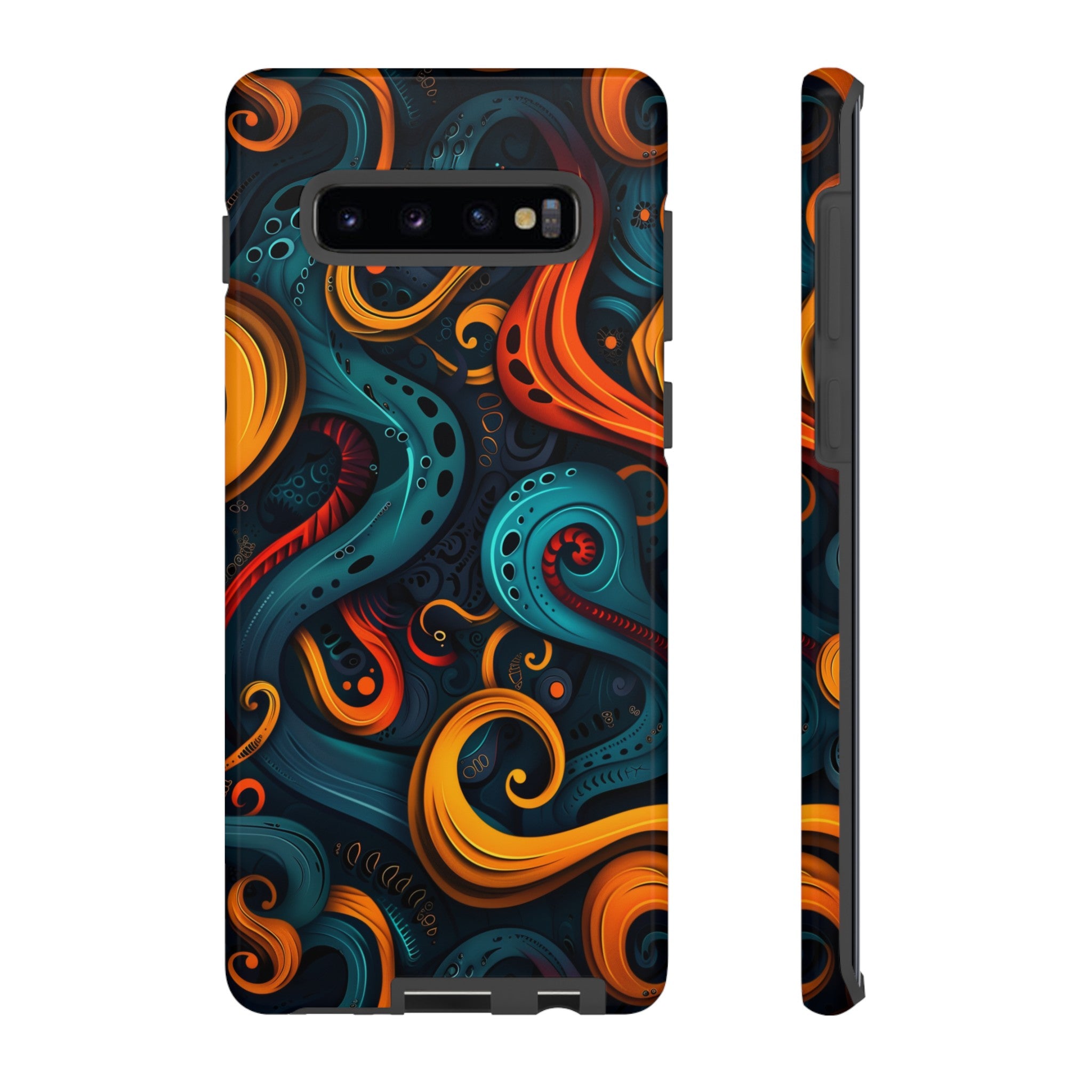 Aquaflame Swirls Tough Case