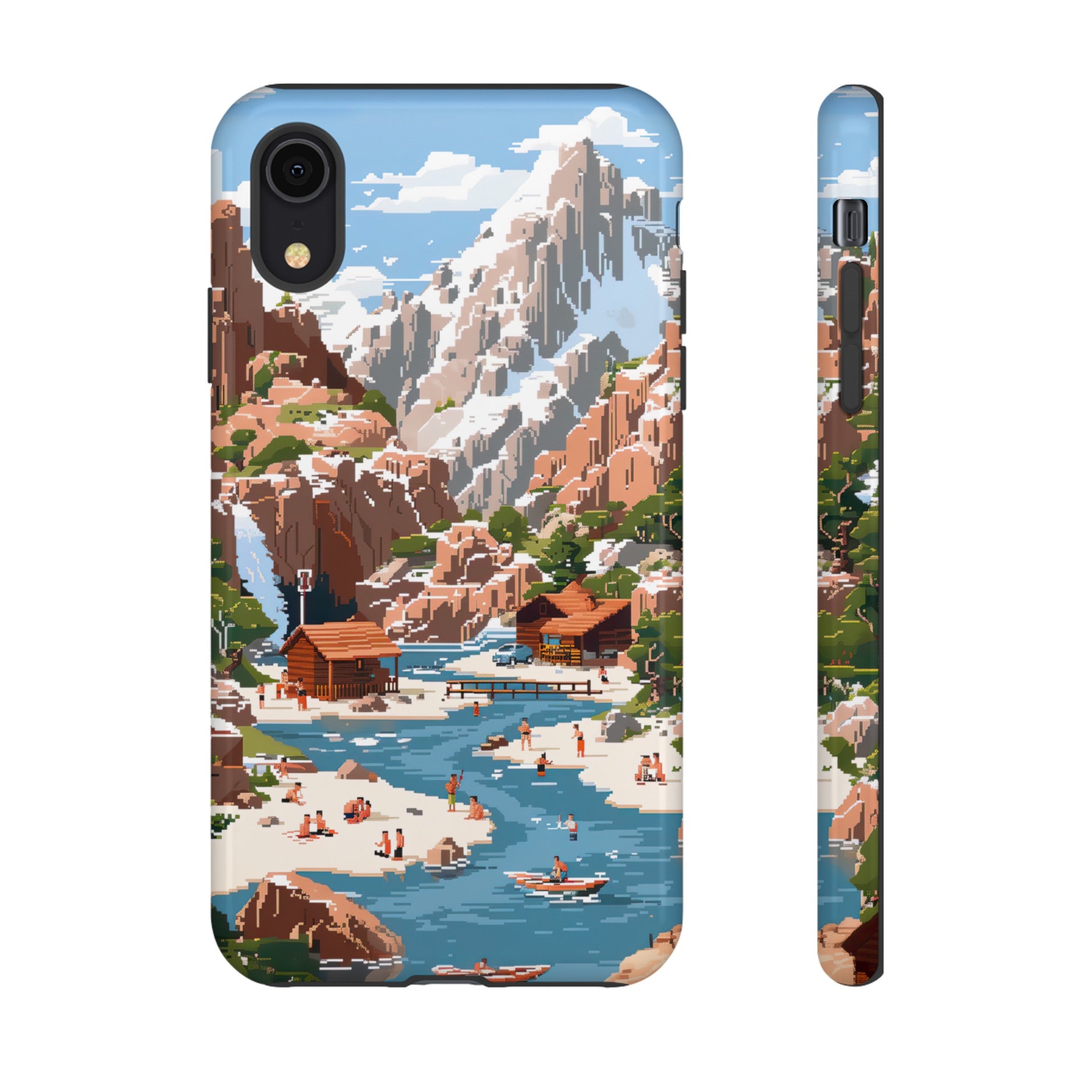 Pixelated River Adventure Tough Case