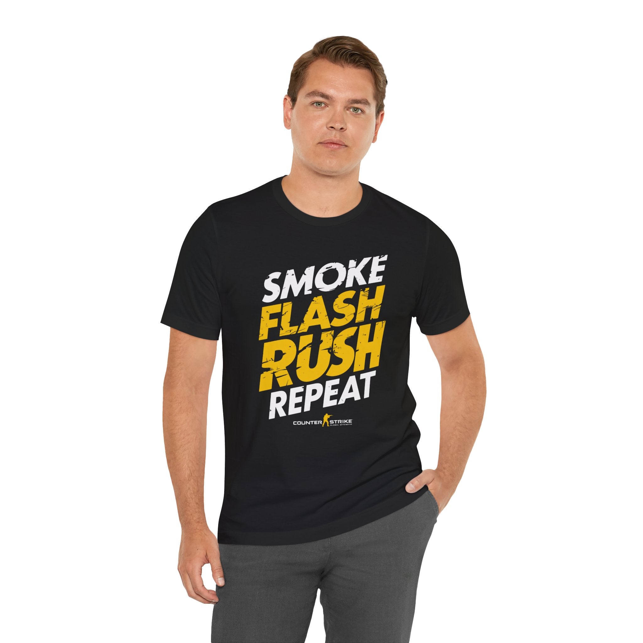 CSGO Smoke Flash Rush Repeat Unisex T-Shirt