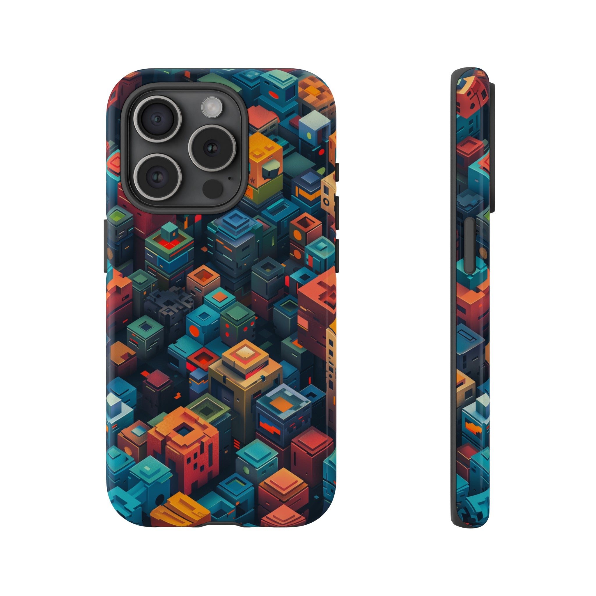 Pixel City Heights Tough Case