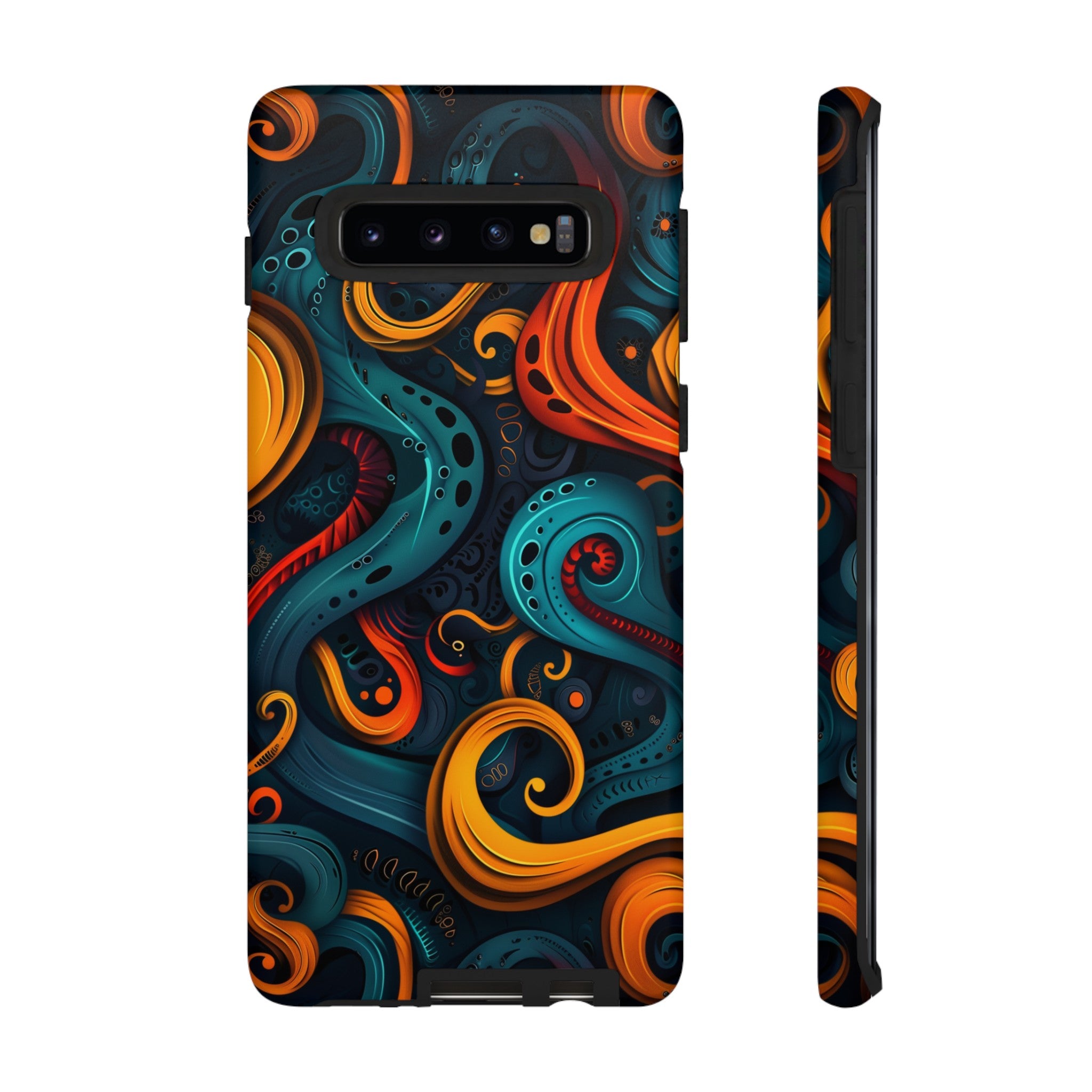 Aquaflame Swirls Tough Case