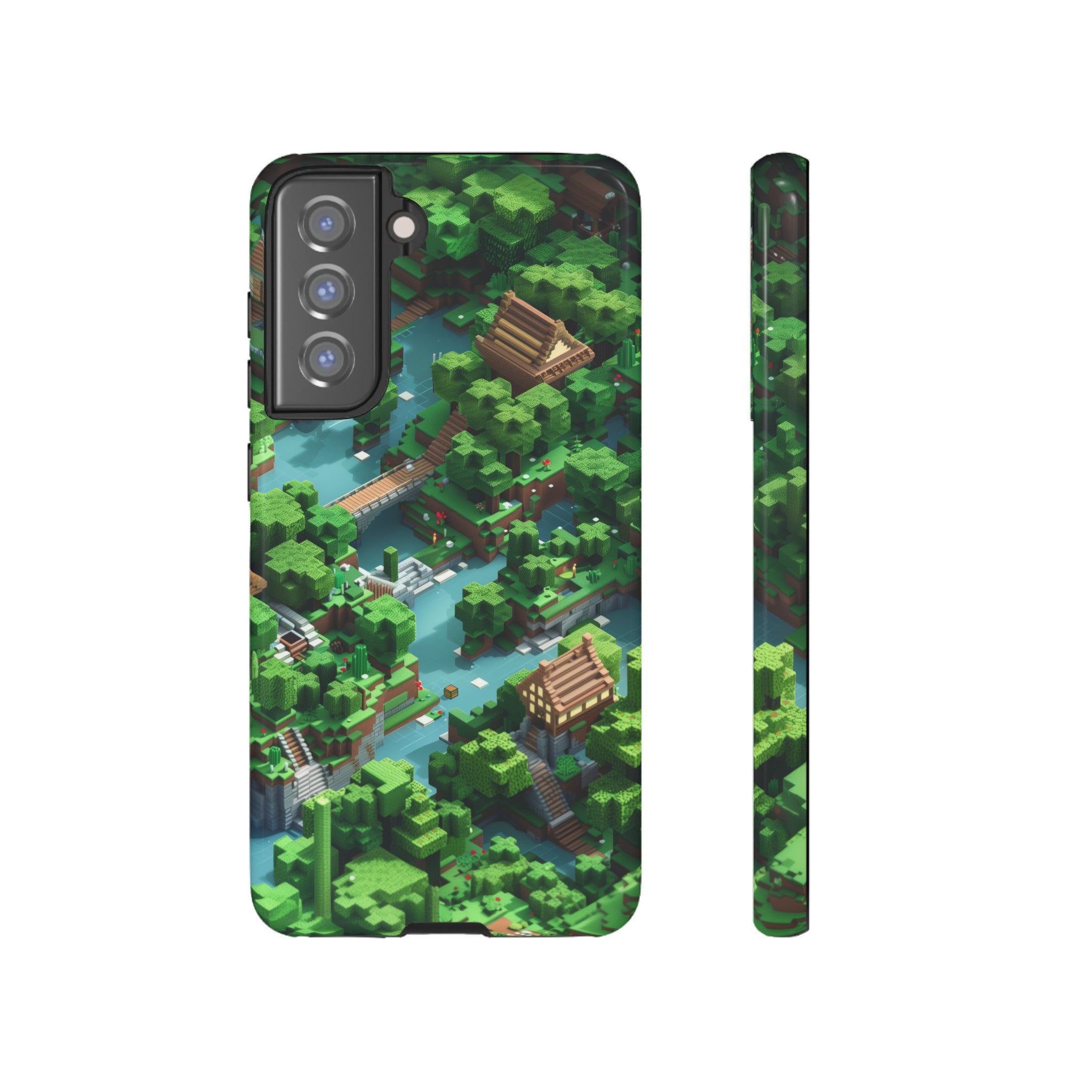 Minecraft Mini World Tough Case