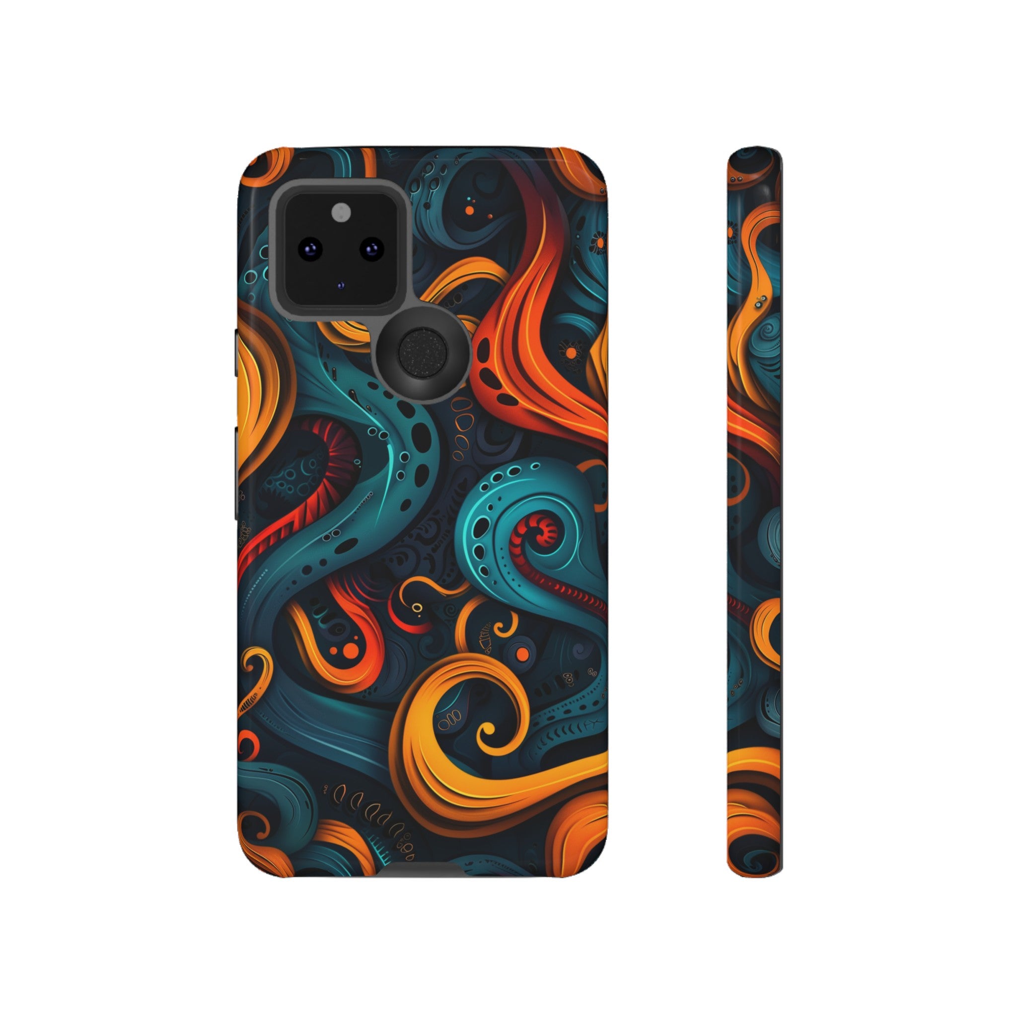 Aquaflame Swirls Tough Case