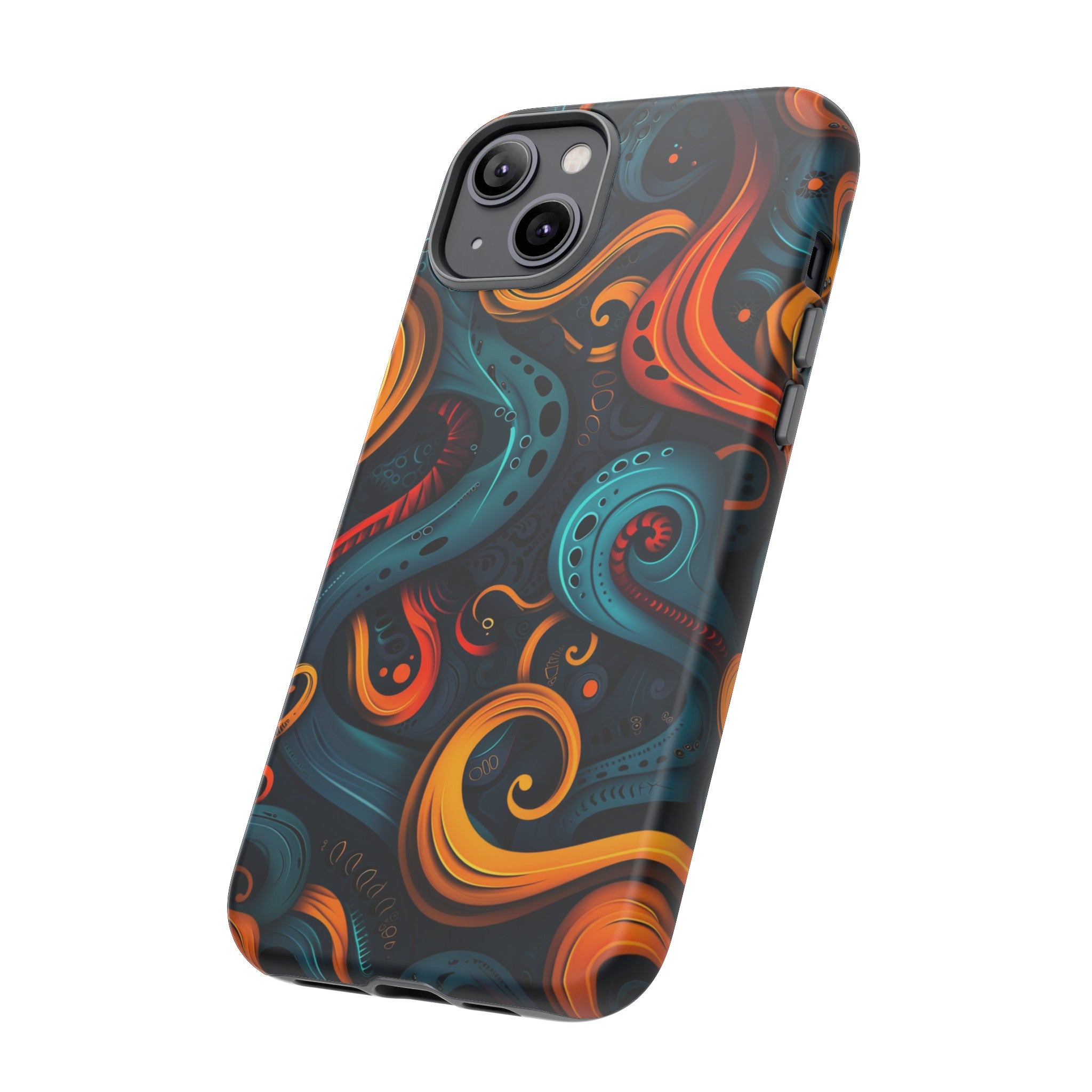 Aquaflame Swirls Tough Case