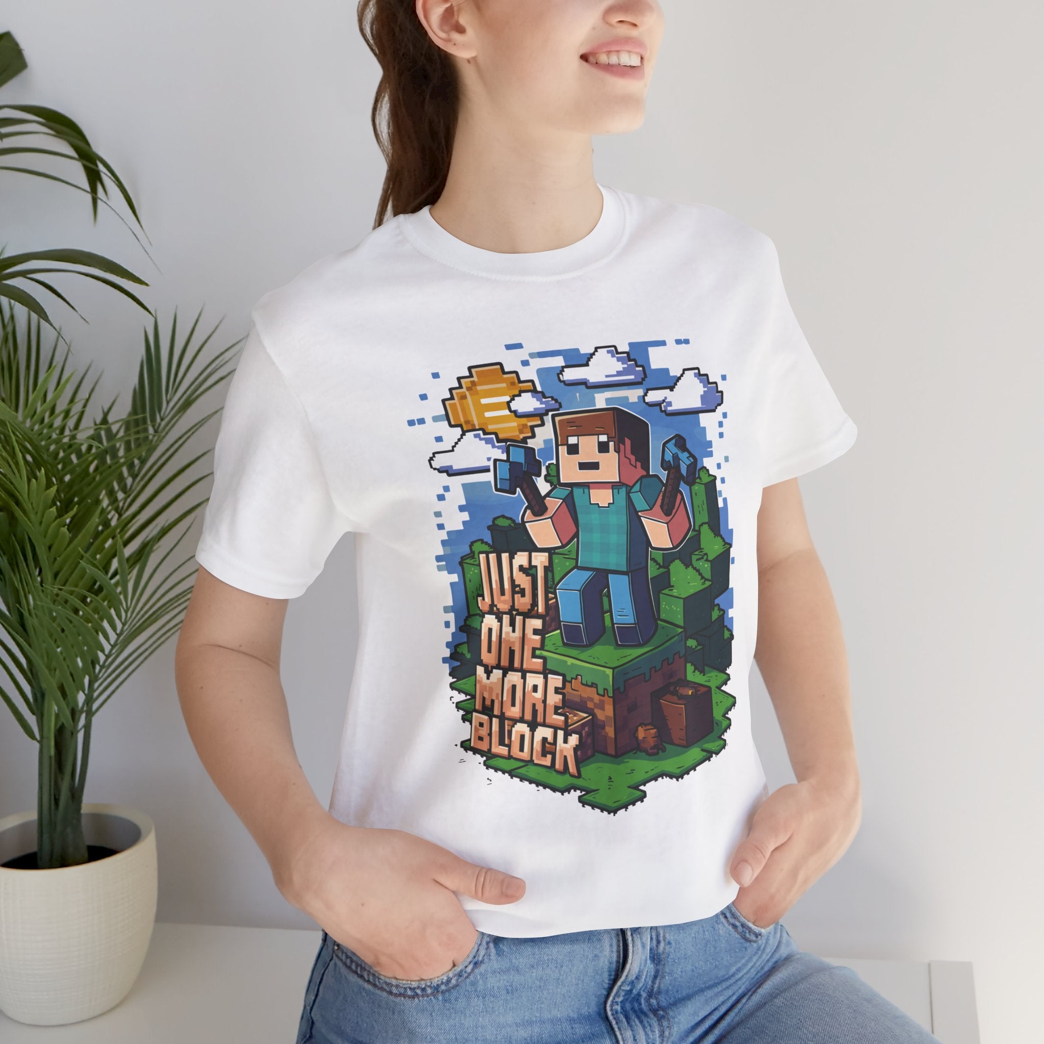 Minecraft Just One More Block Unisex T-Shirt