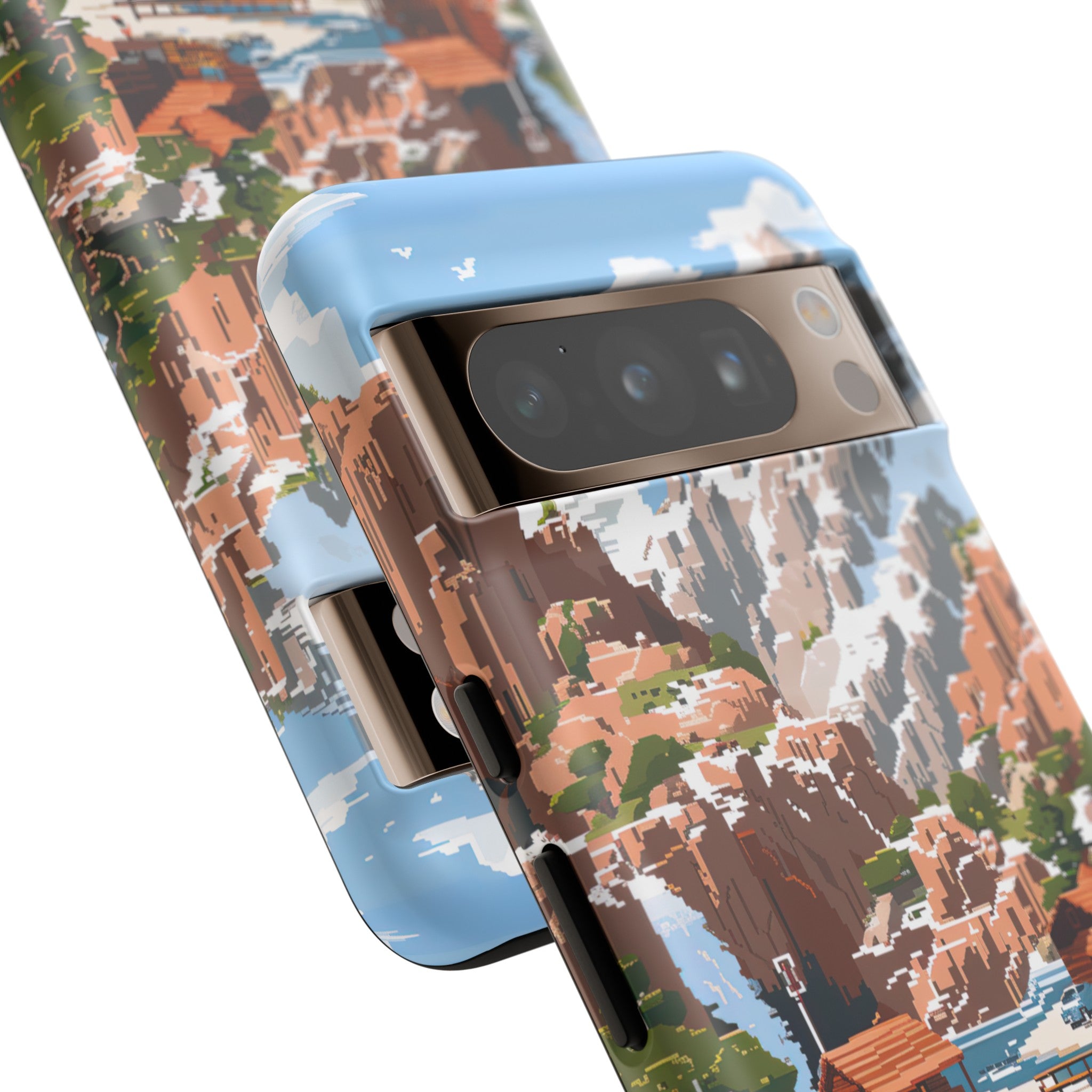 Pixelated River Adventure Tough Case