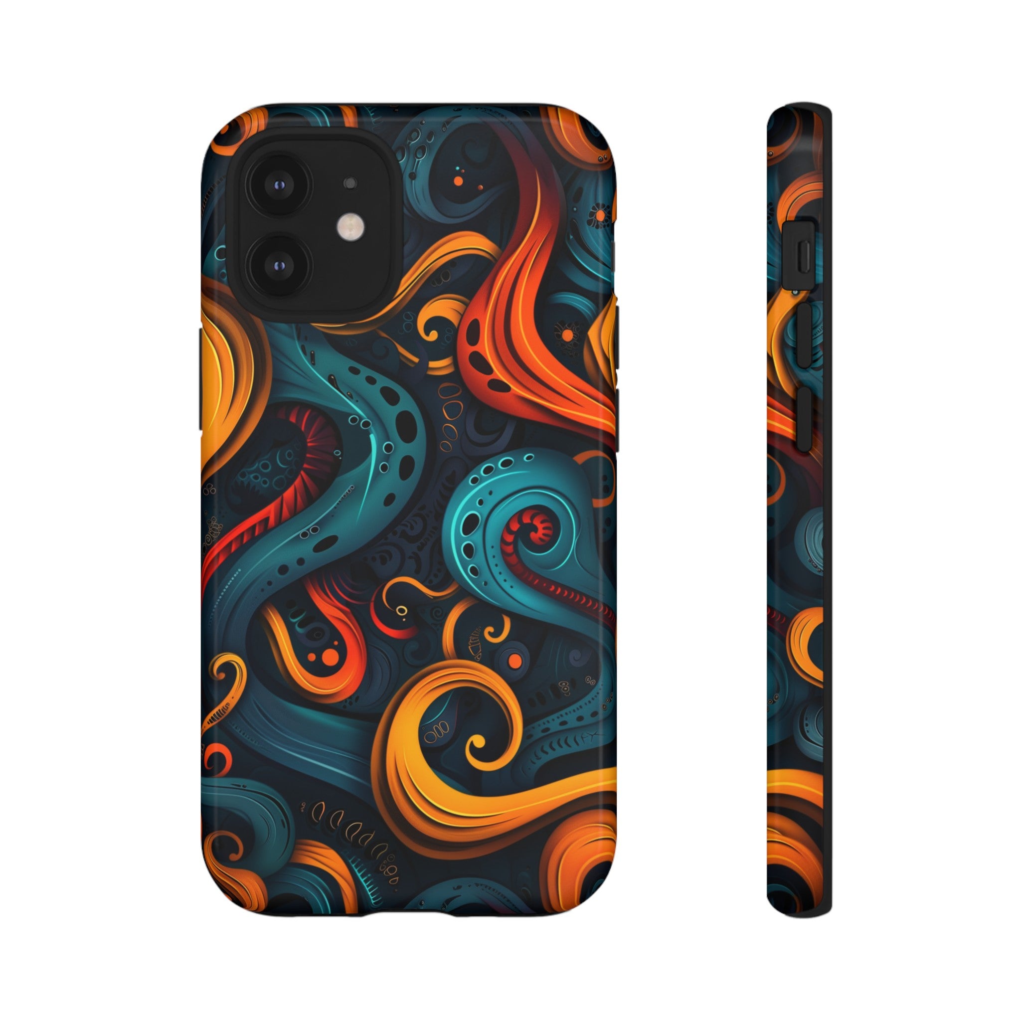 Aquaflame Swirls Tough Case