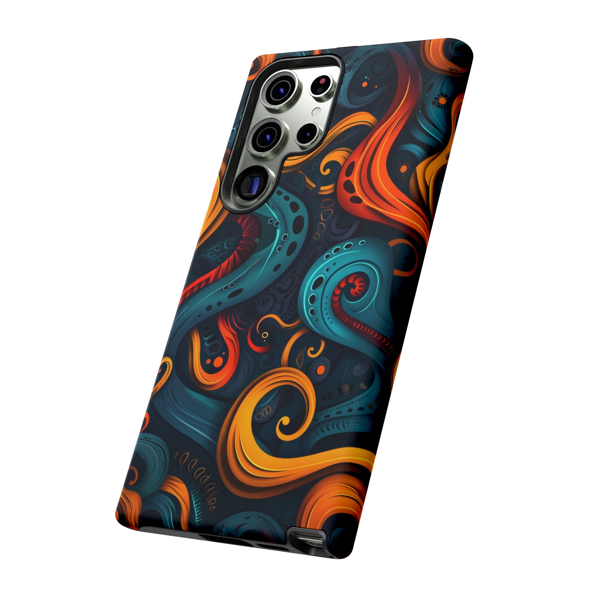 Aquaflame Swirls Tough Case