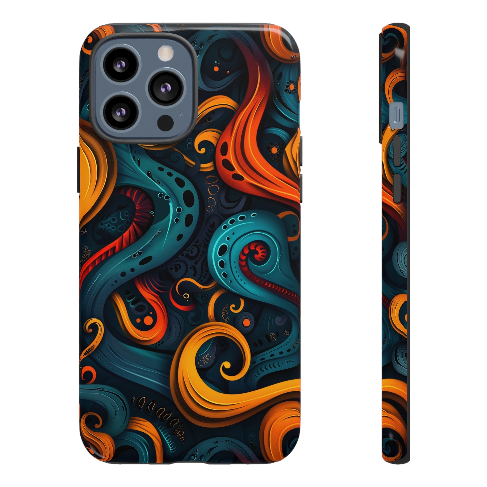 Aquaflame Swirls Tough Case