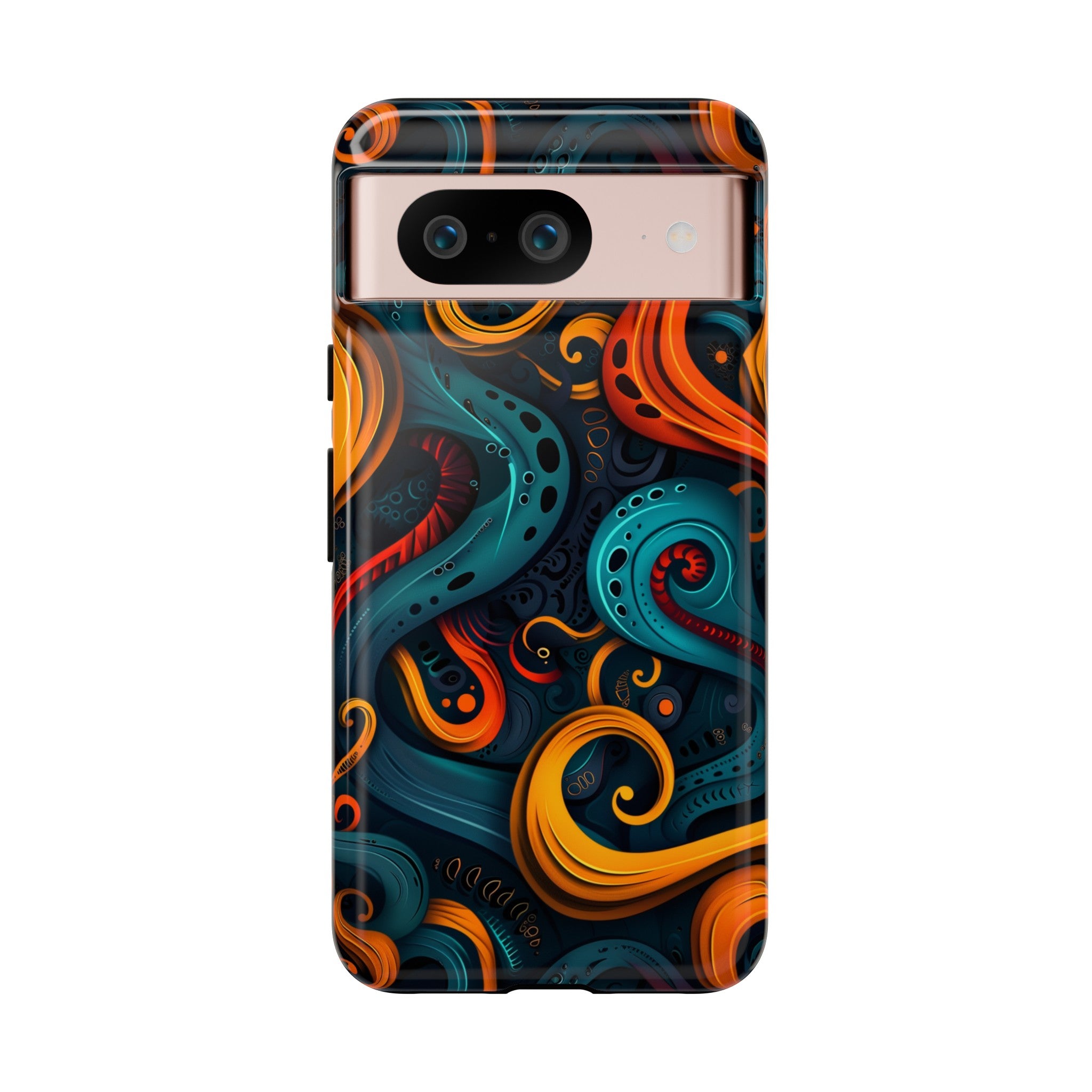 Aquaflame Swirls Tough Case