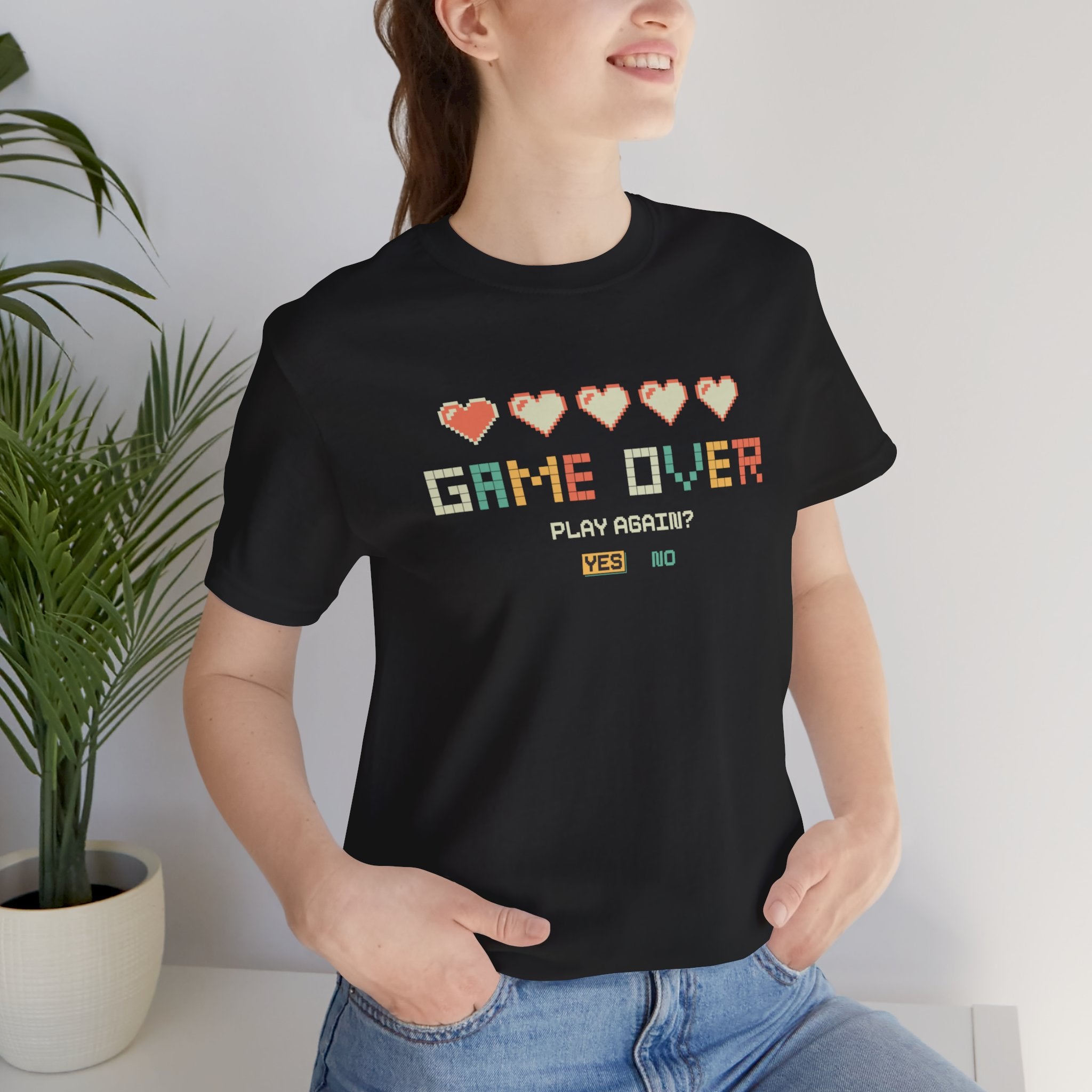 Game Over Play Again Unisex T-Shirt