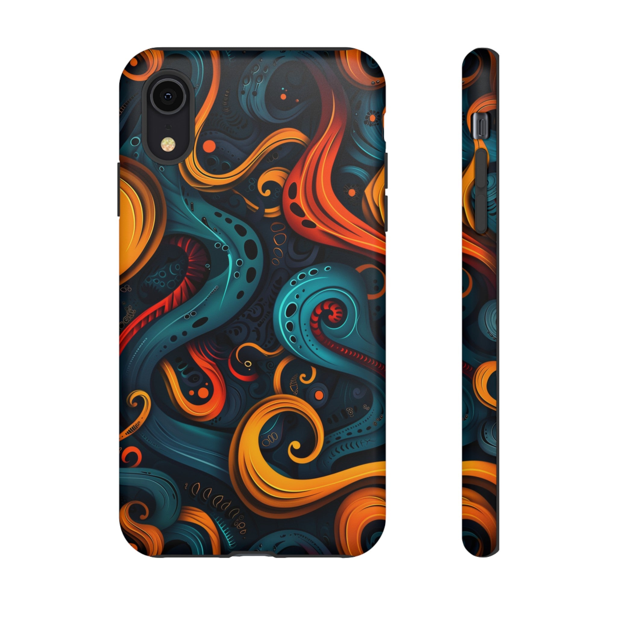 Aquaflame Swirls Tough Case