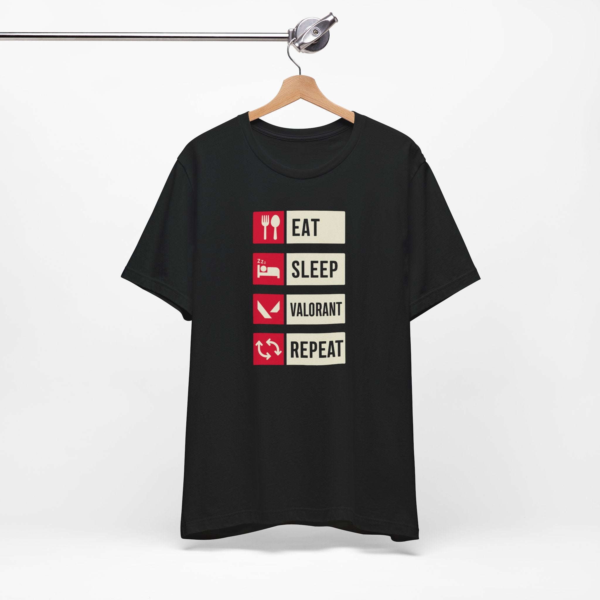 Eat Sleep Valorant Repeat Unisex T-Shirt