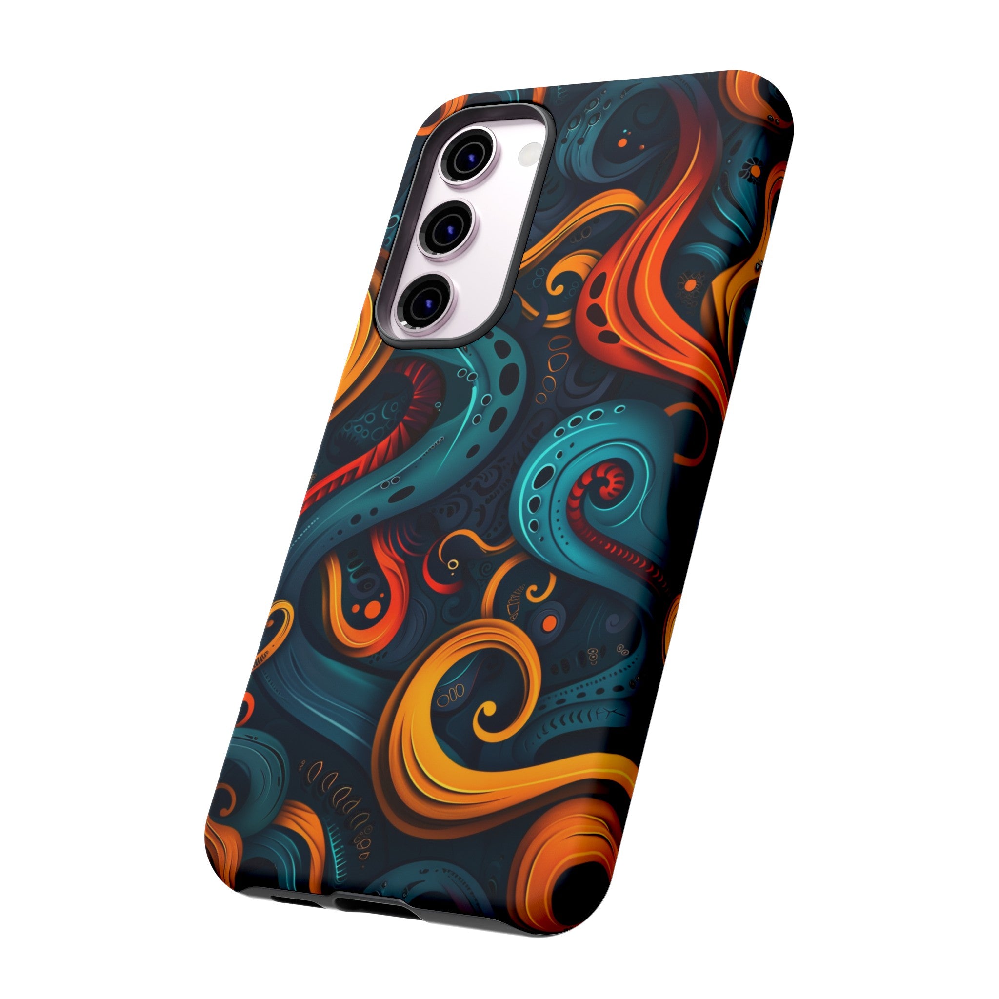 Aquaflame Swirls Tough Case