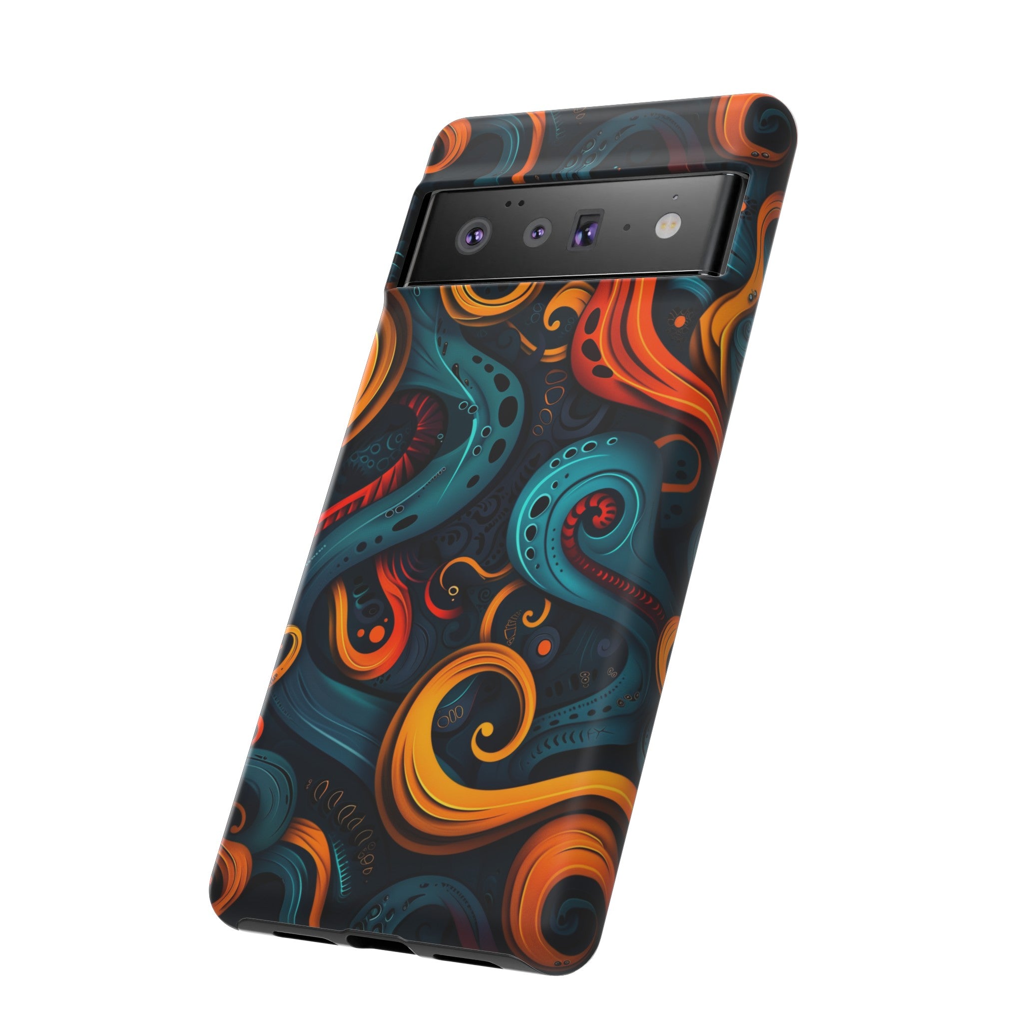 Aquaflame Swirls Tough Case