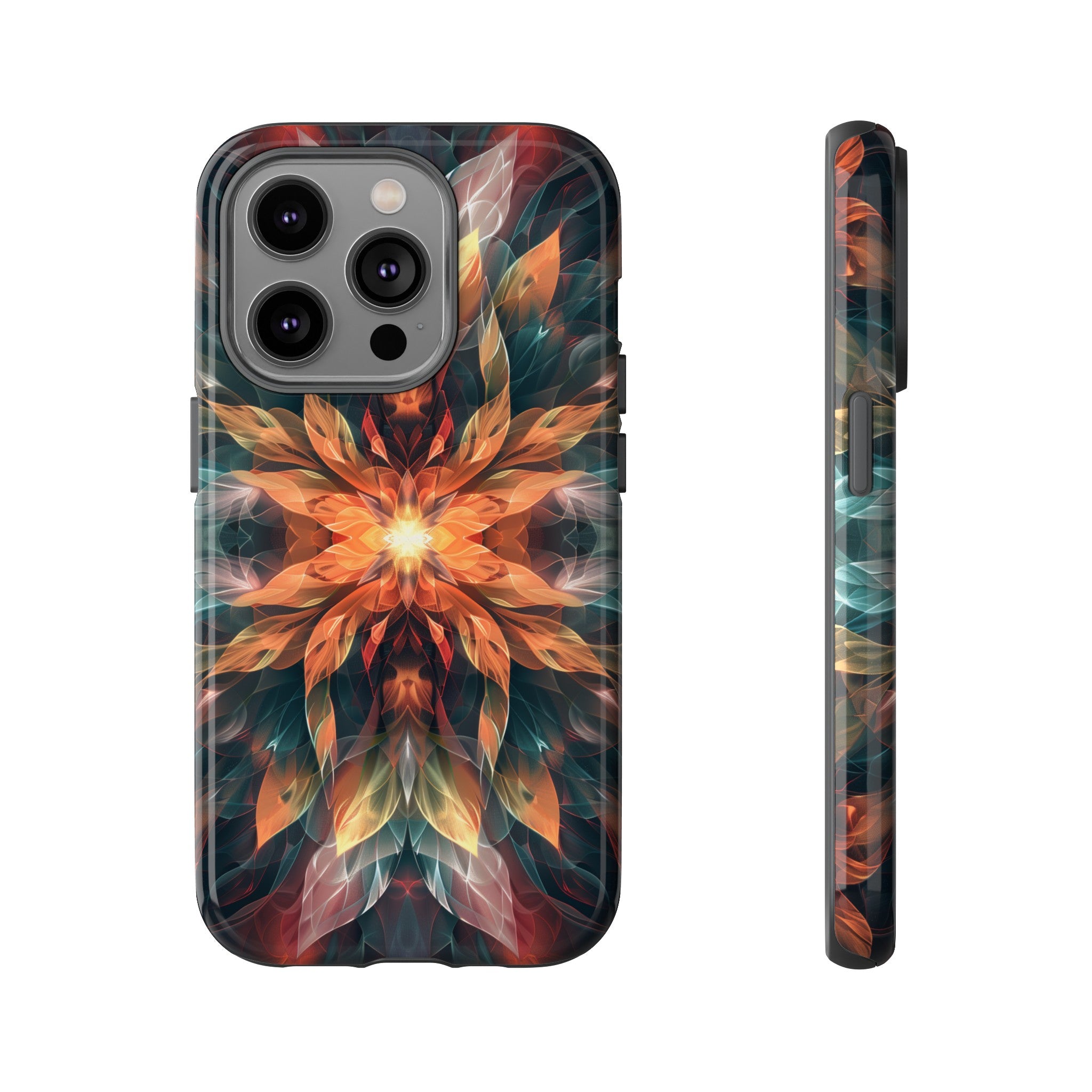 Radiant Bloom Fusion Tough Case