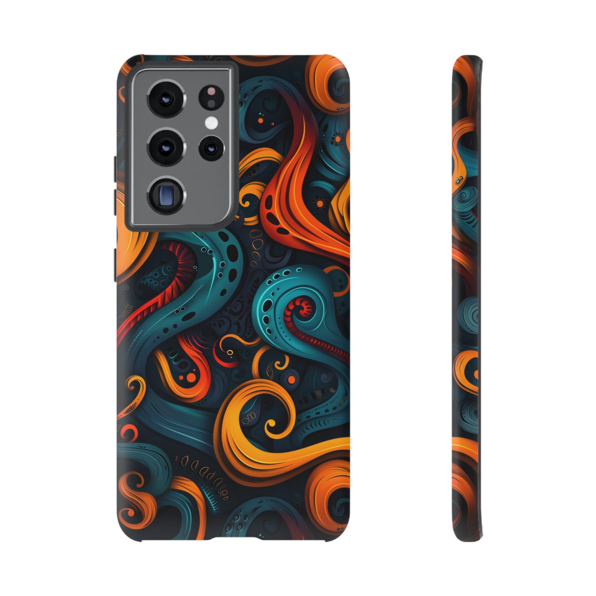 Aquaflame Swirls Tough Case