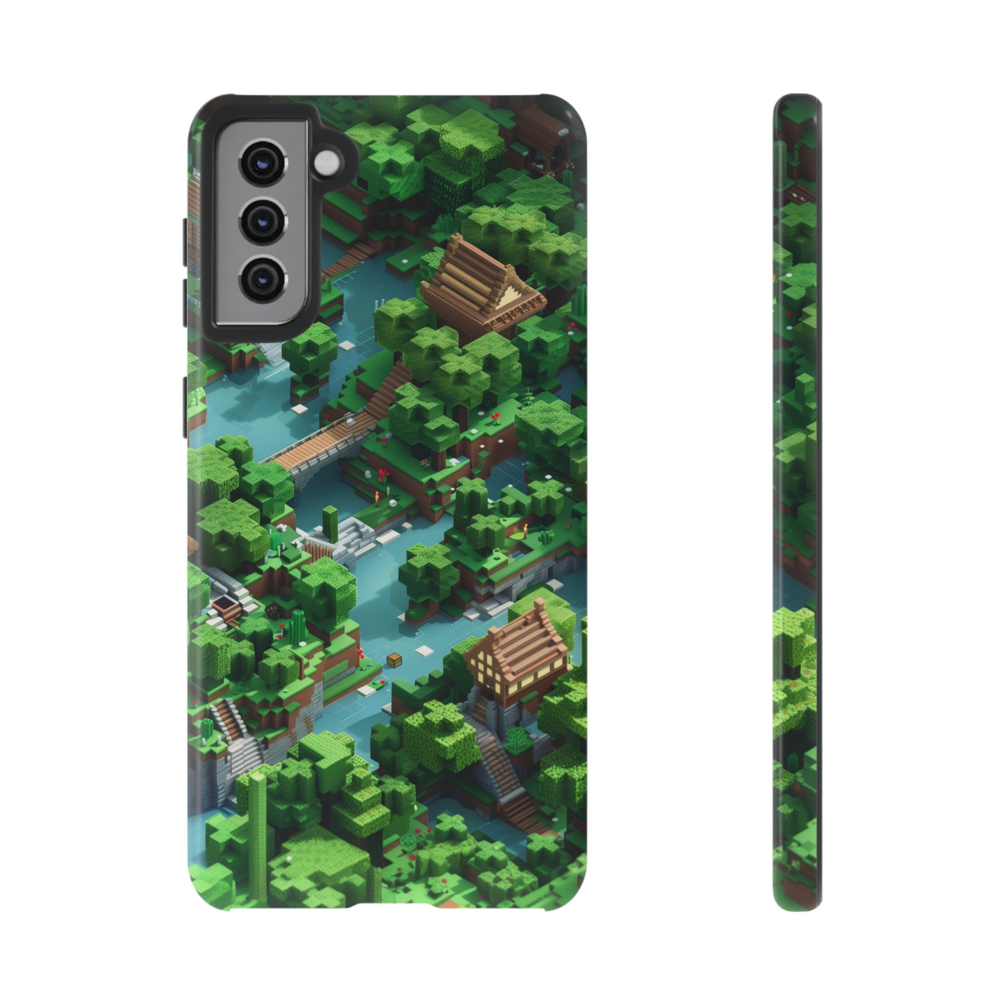 Minecraft Mini World Tough Case