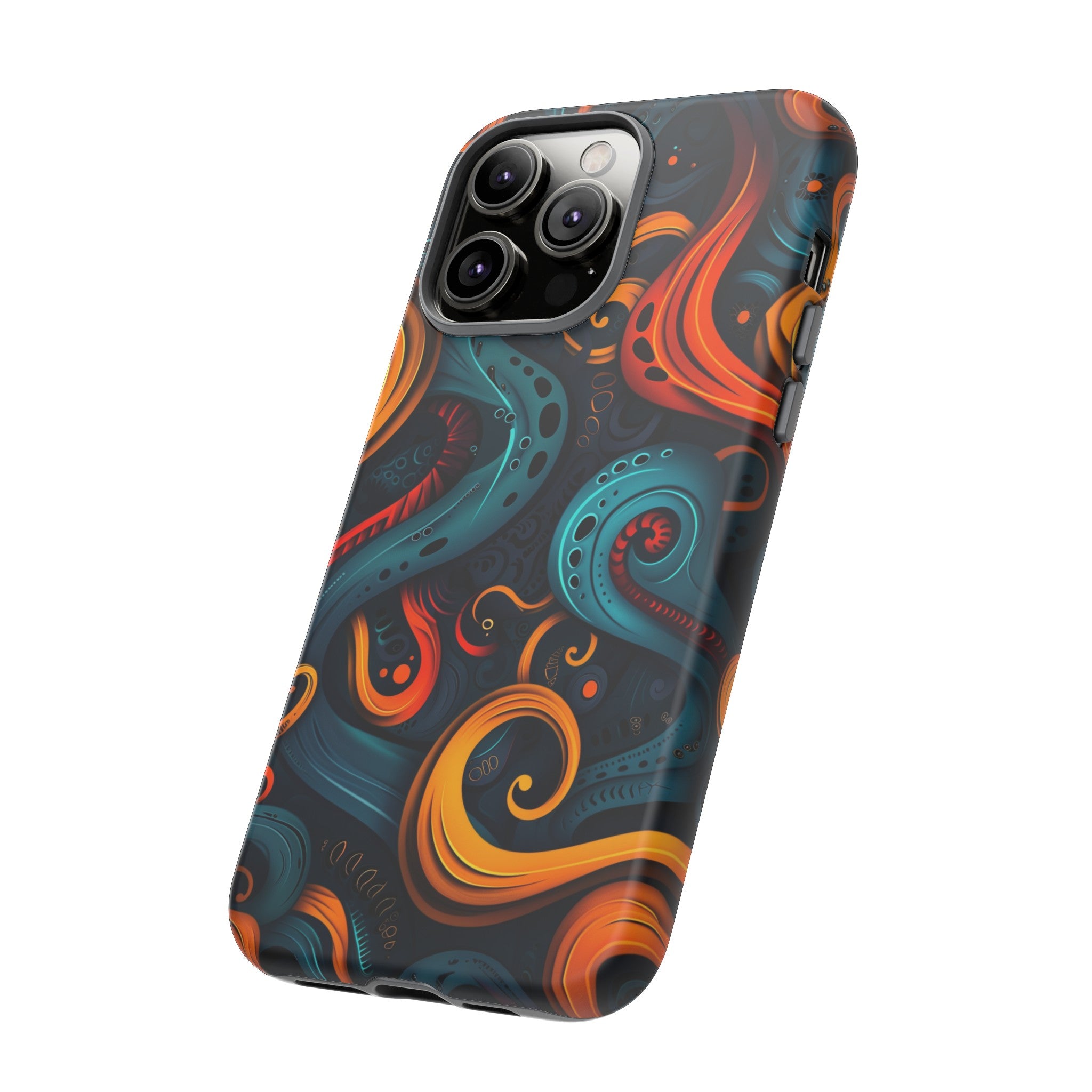 Aquaflame Swirls Tough Case