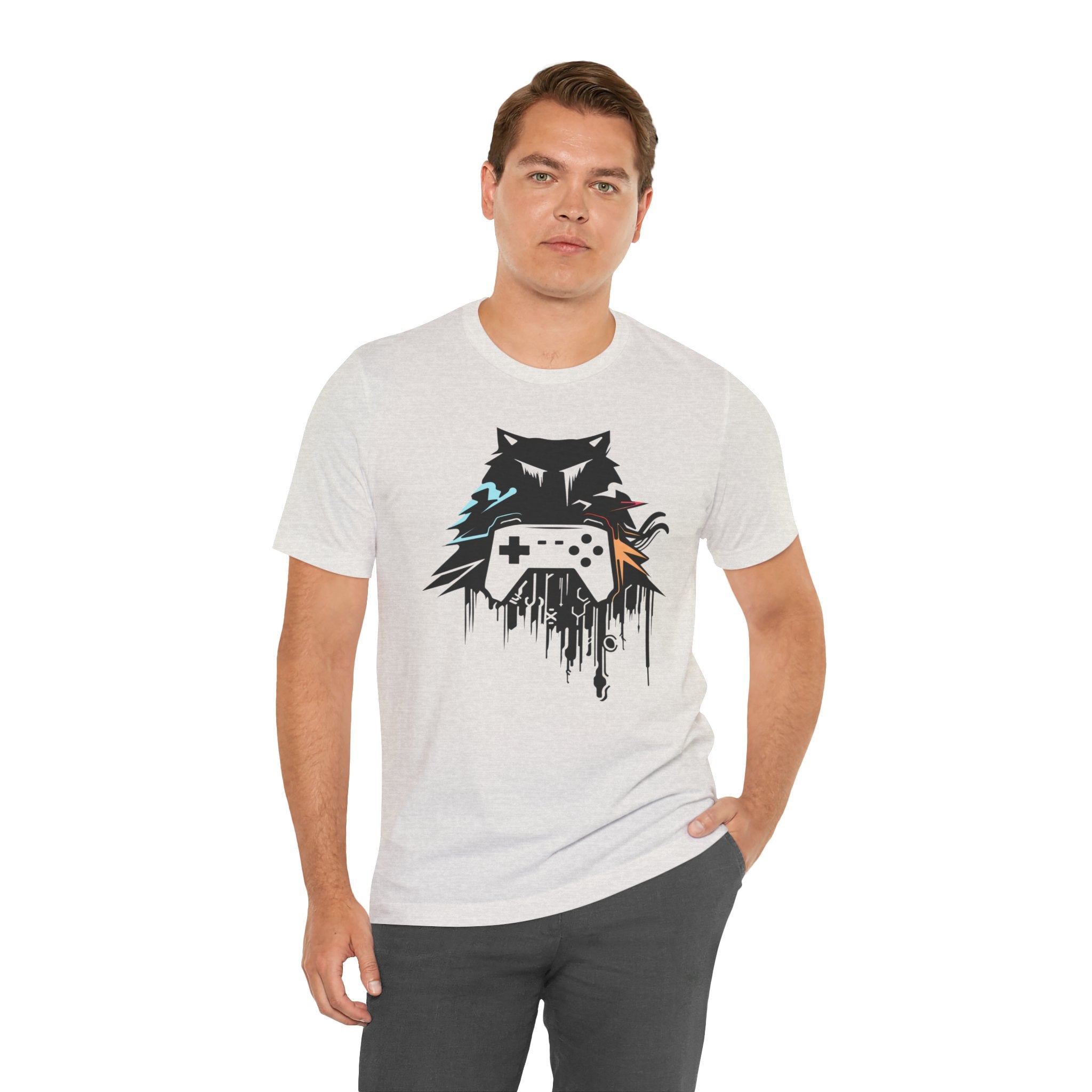 Console Gamer Feline Unisex T-Shirt