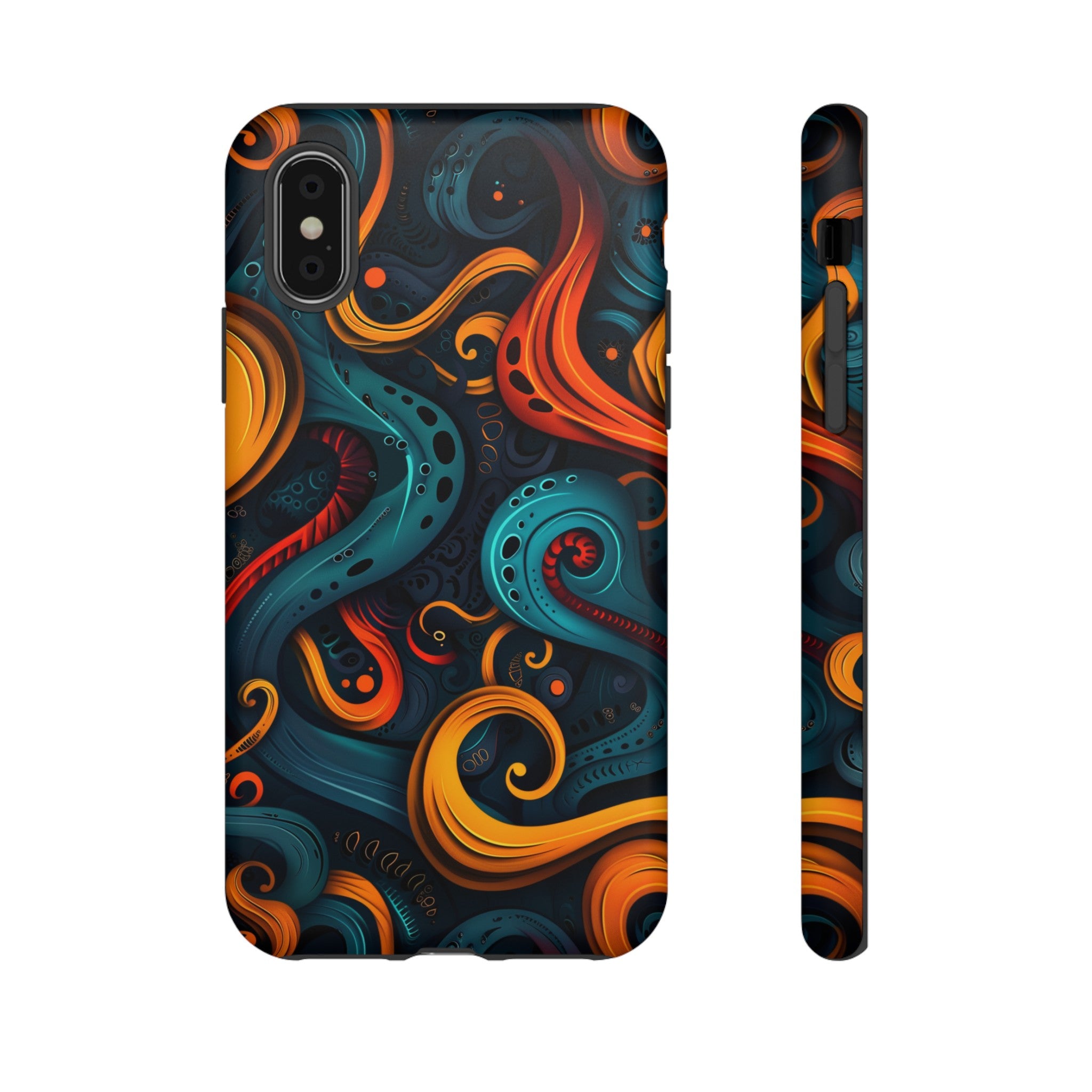 Aquaflame Swirls Tough Case